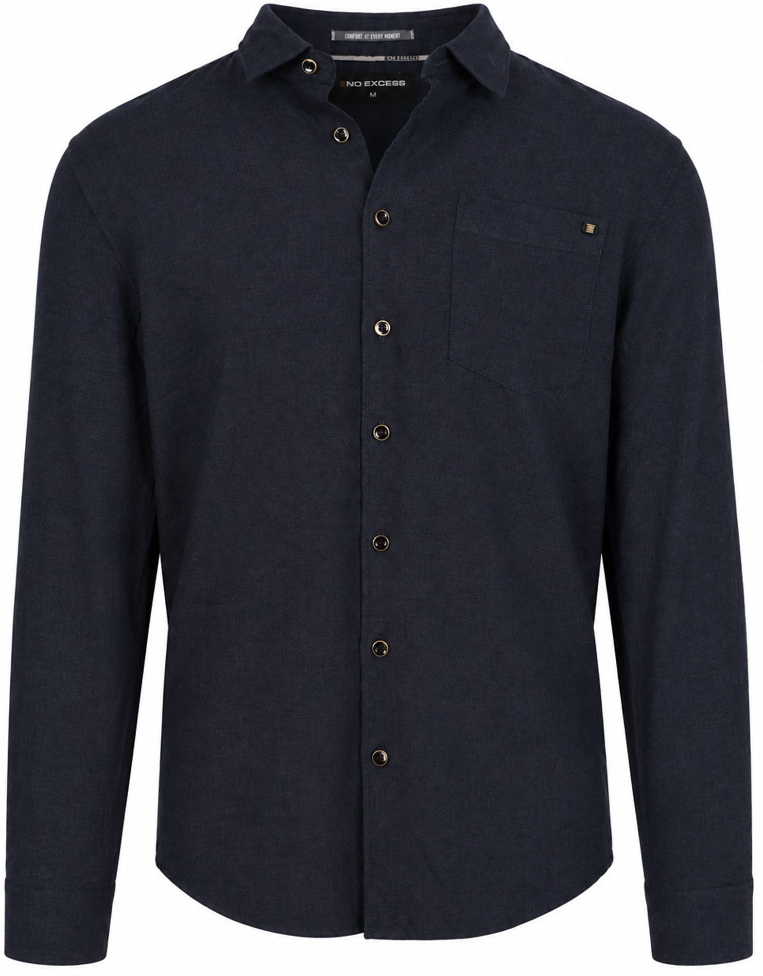 No Excess Hemd Anthrazit Melange-Flanell 33430845-178 kaufen | Suitable