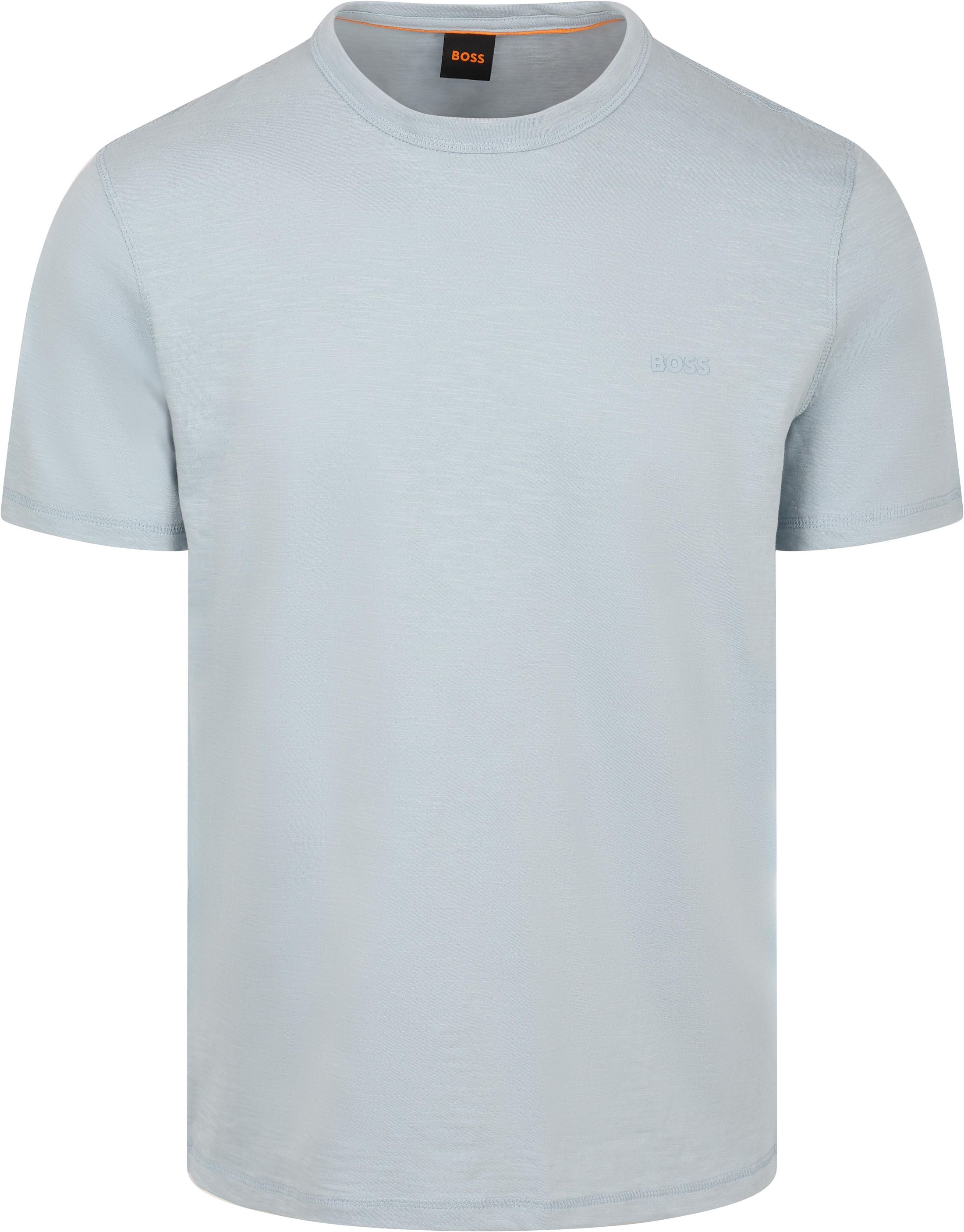 BOSS T-shirt Niebieski 50508243-458 