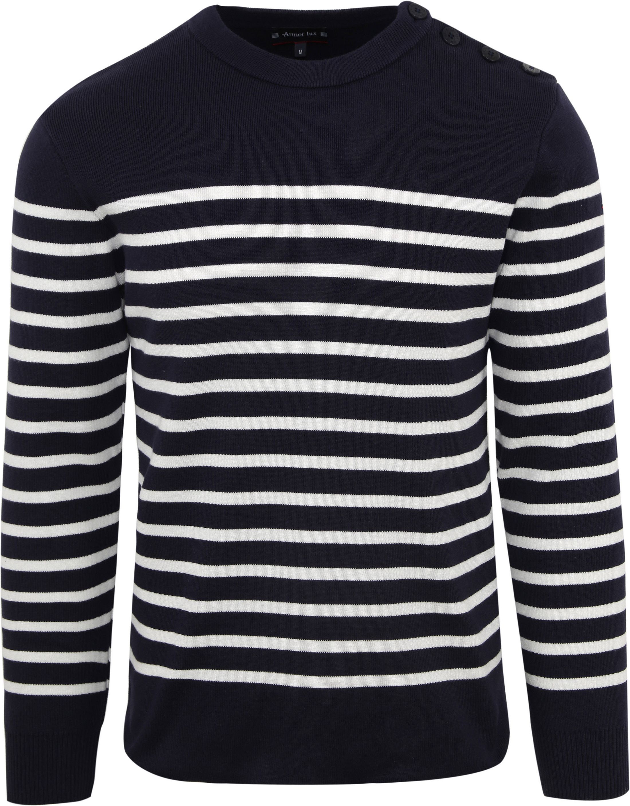Armor-Lux Groix-genseren med stripene i Navy 76496-6TQ