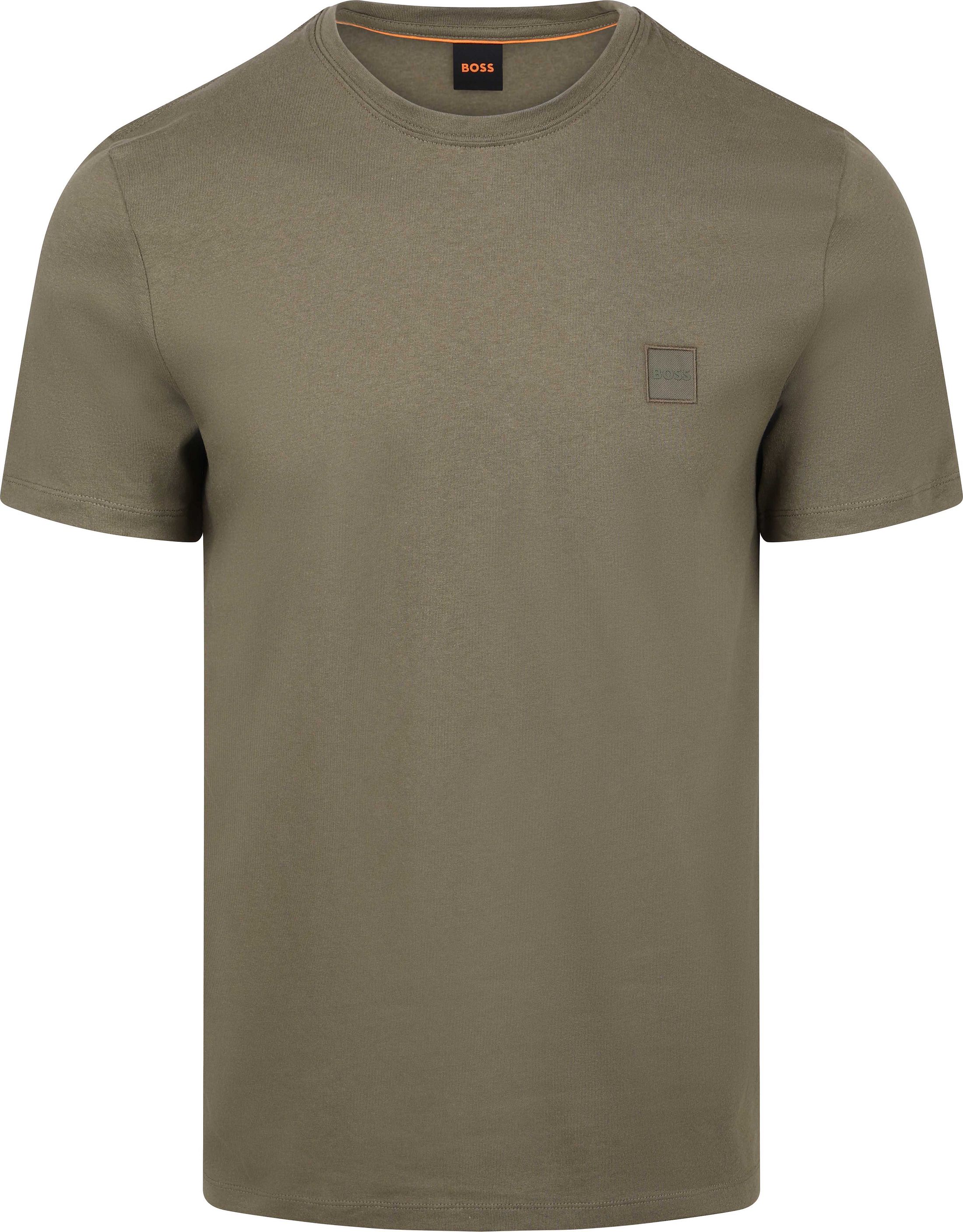 BOSS T-shirt Tales Oliv 50508584-325 köp | Suitable