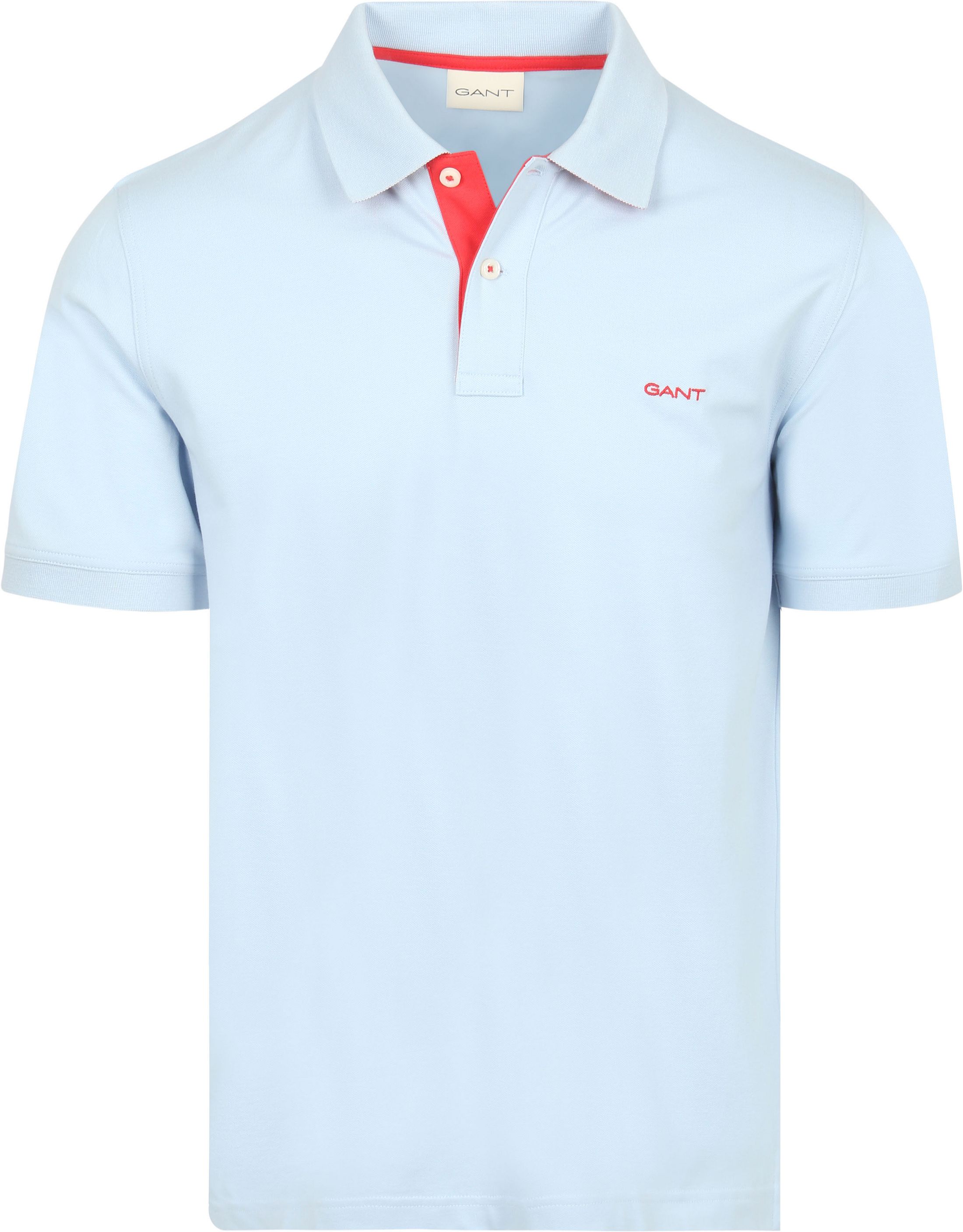 Køb GANT Contrast Piqué Poloshirt Fresh Blå  | Suitable