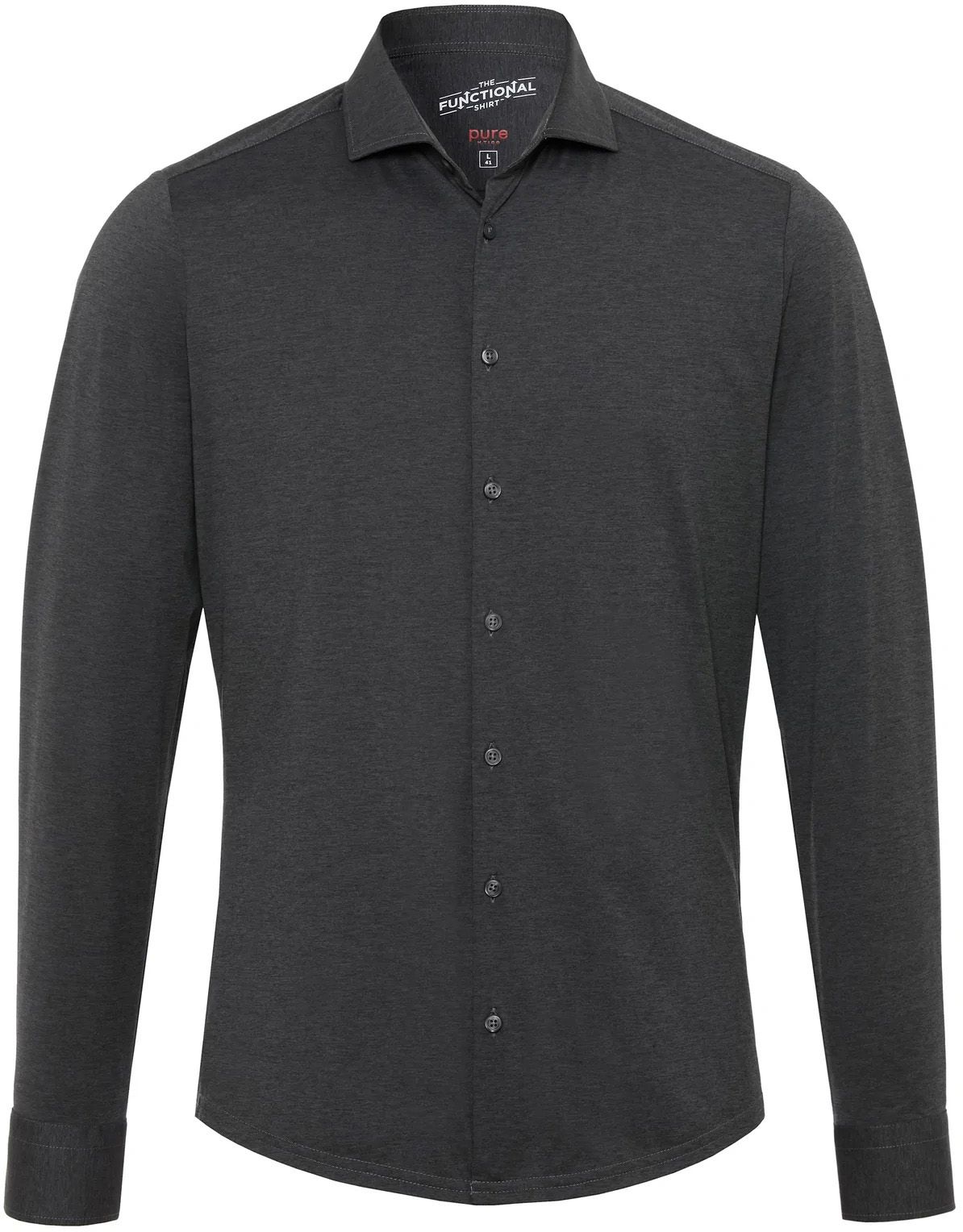 Pure H.Tico Le Chemise Fonctionnelle Anthracite 3386-21150-742
