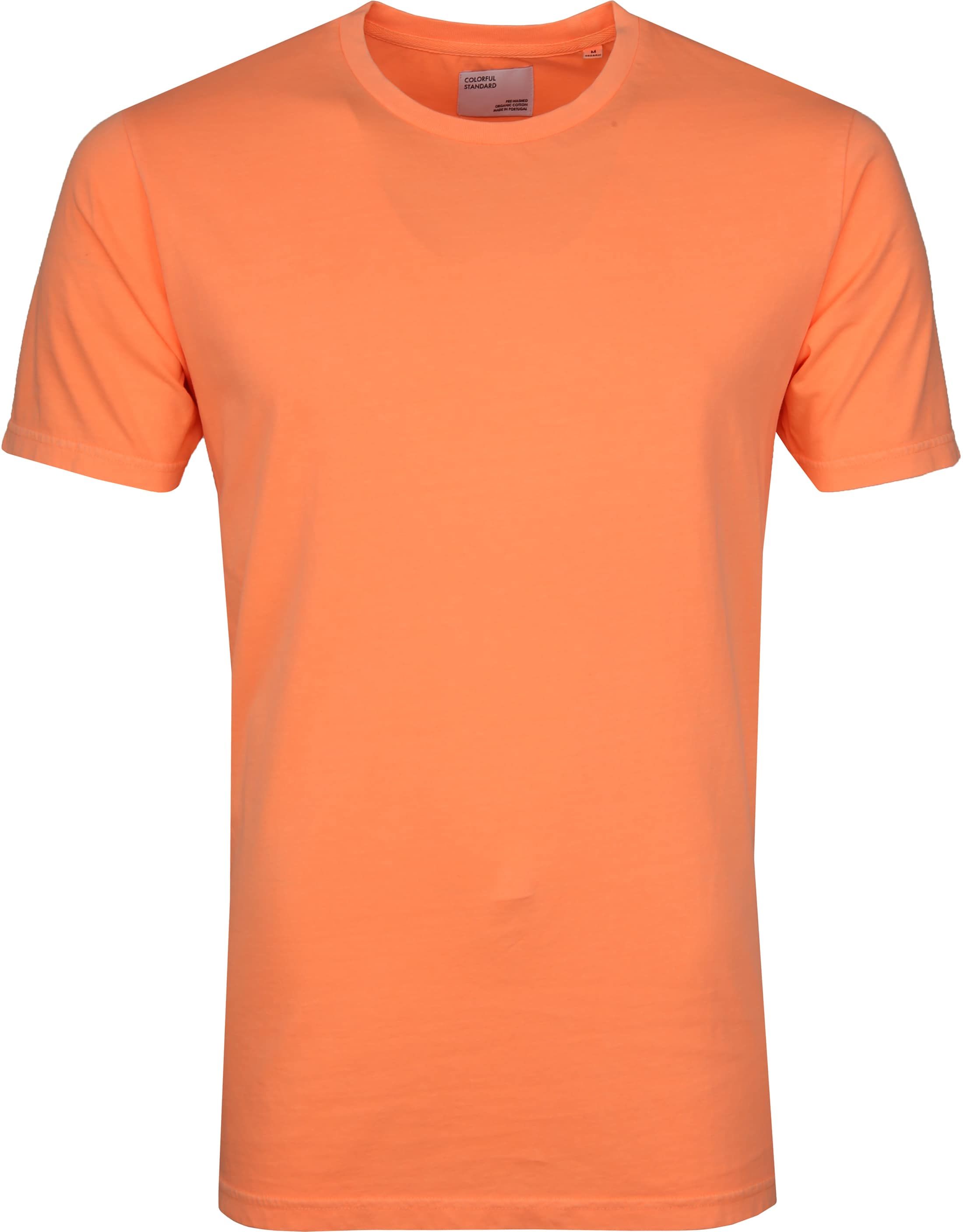 Colorful Standard T-skjorte Neon Oransje CS8001 Peach
