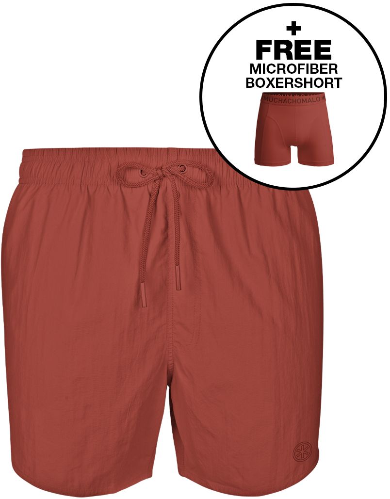 Køb Muchachomalo Solid Badebukser Rød SOLID2062-51-Red | Suitable