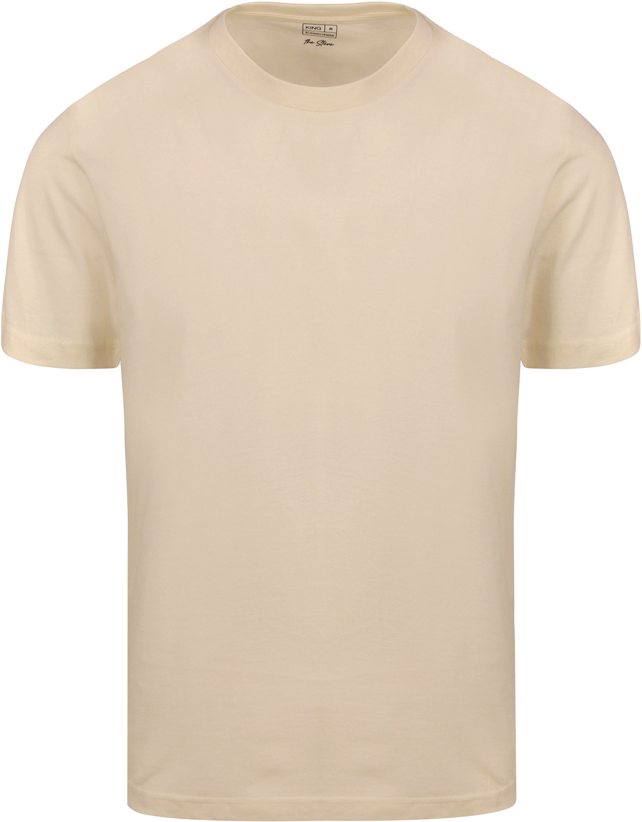 KING Essentials T-shirt Beżowy KM111010001-N018T 