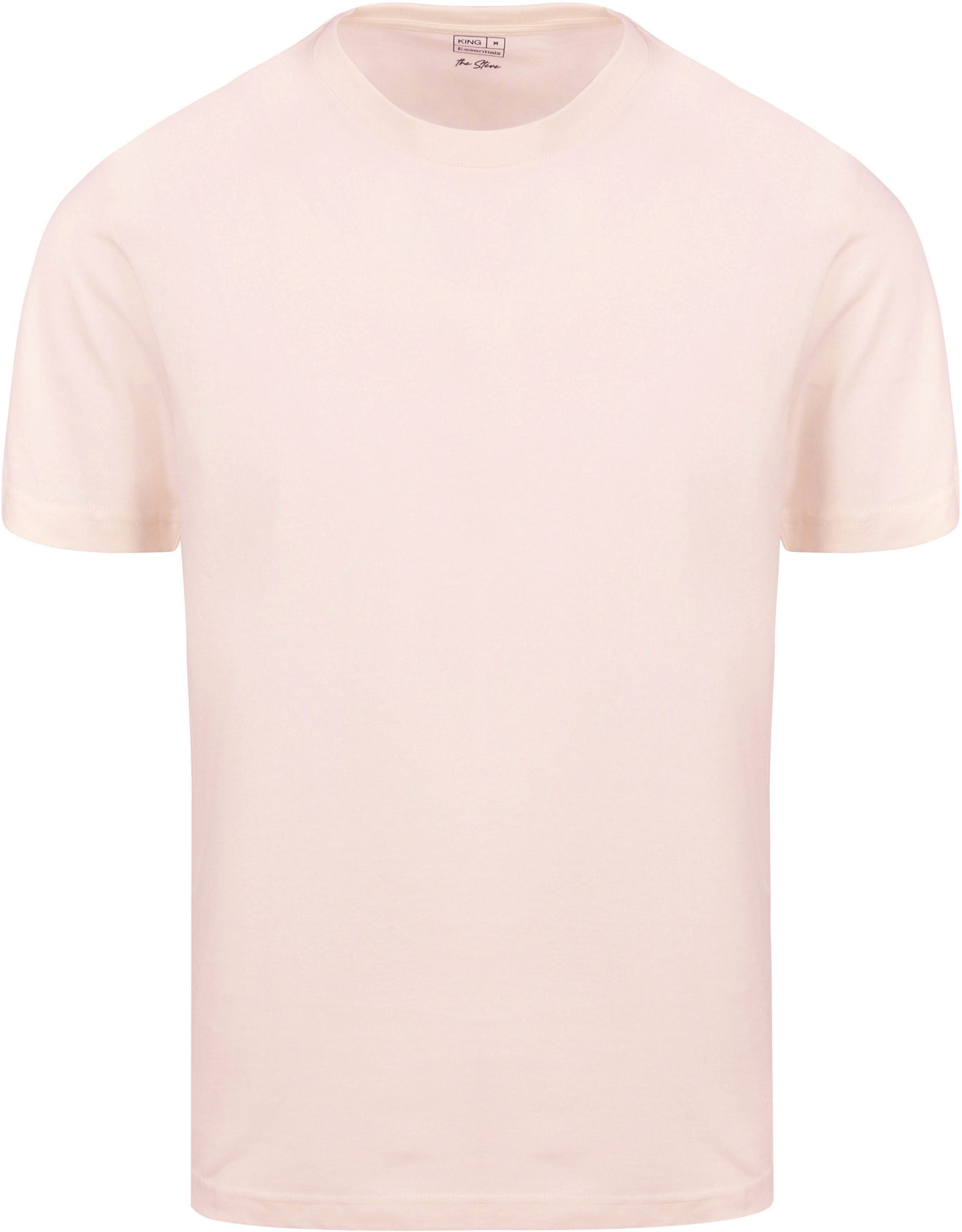 KING Essentials T-shirt Różowy KM111010001-P072T 