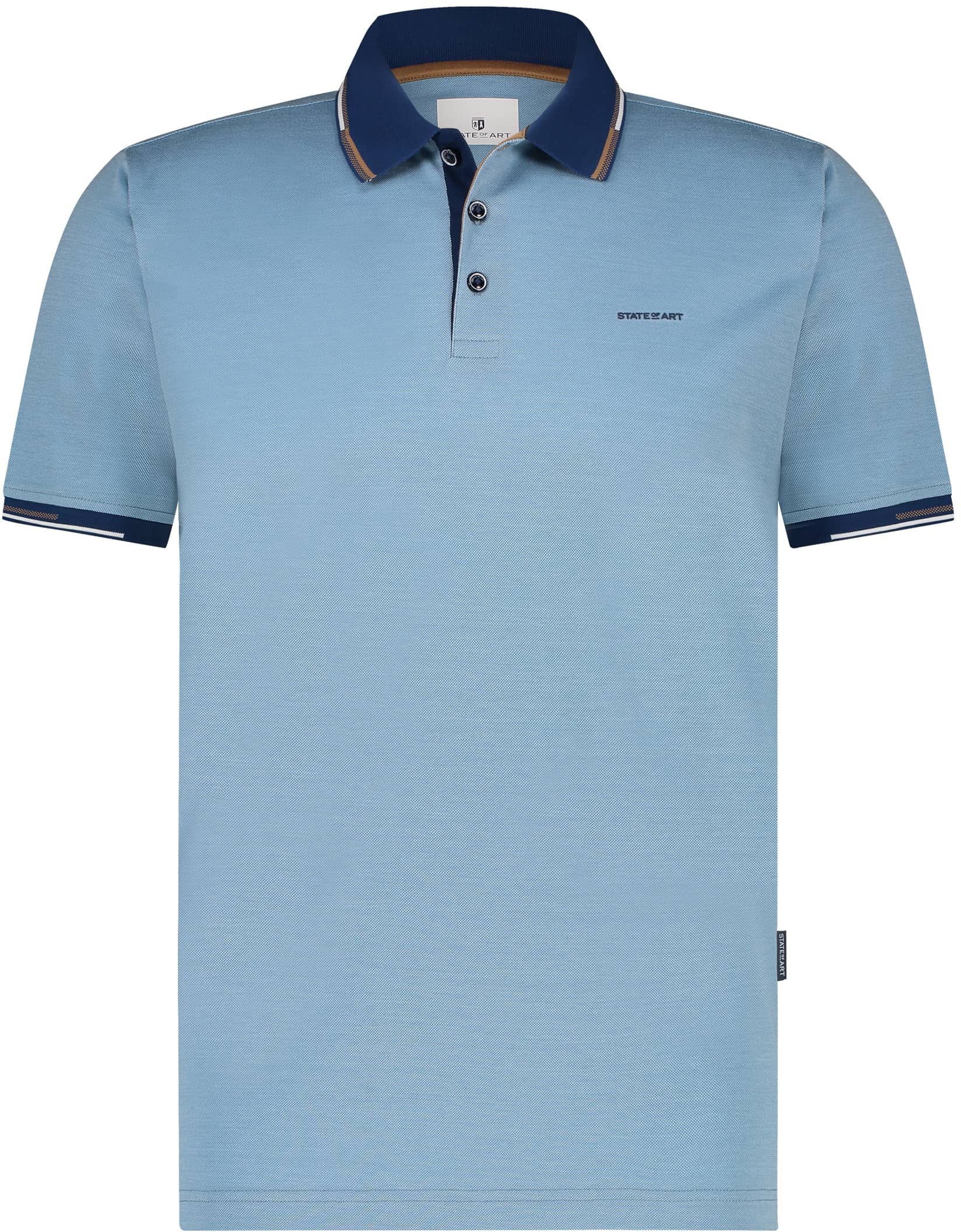 State Of Art Polo Piqué Bleu Clair 46114451-5651 commander en ligne | Suitable
