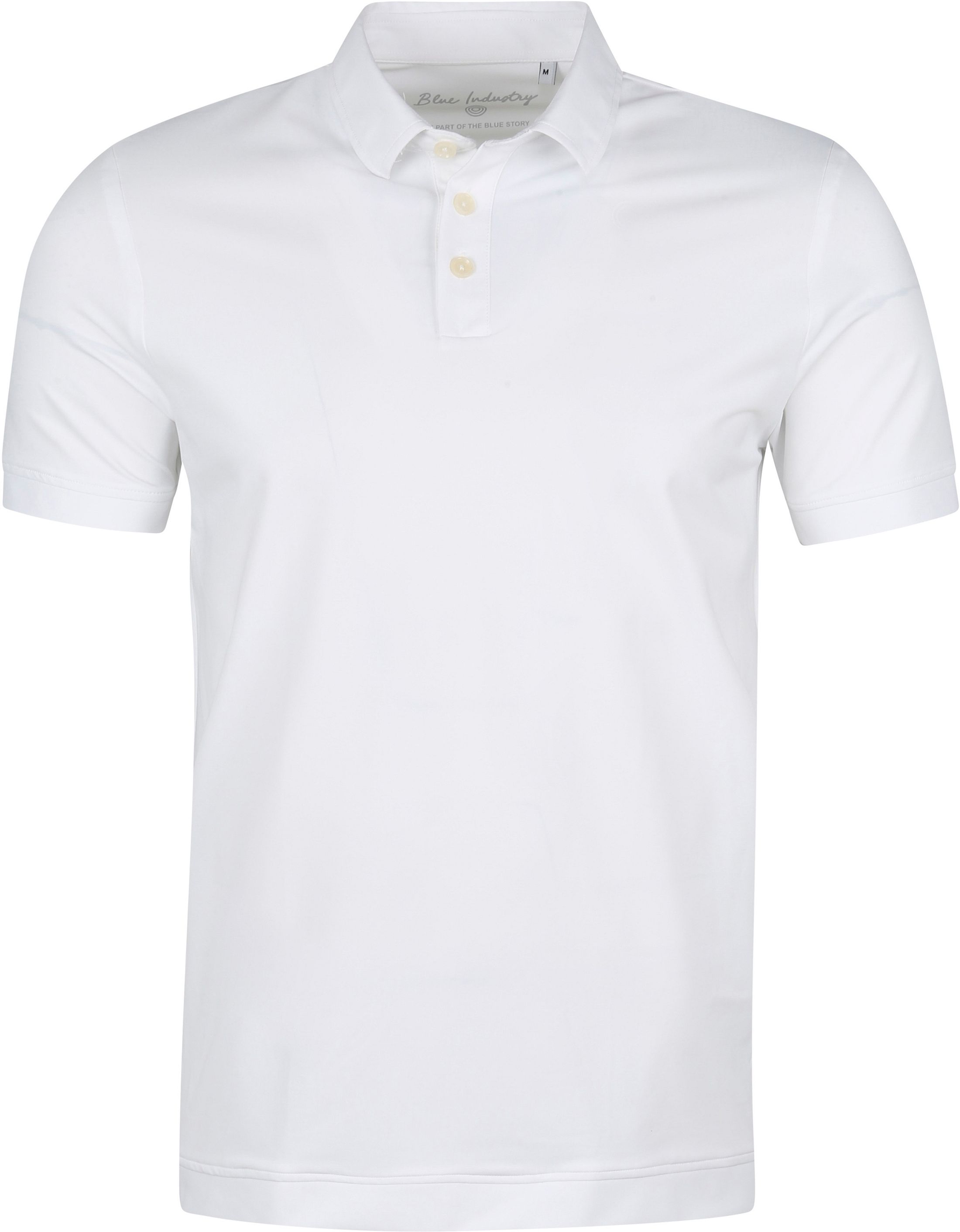Blue Industry Polo Shirt Jersey White 2531.21 White order online | Suitable
