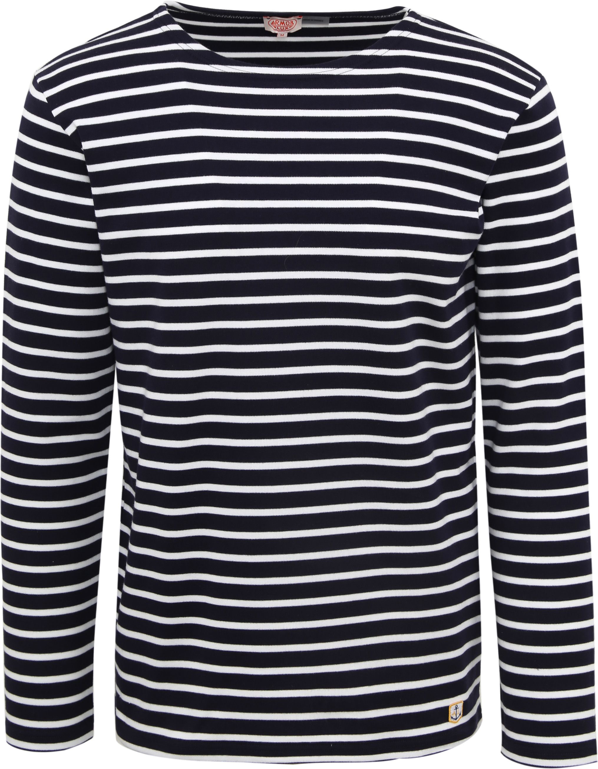 Køb Armor-Lux stribet trøje marineblå/blå 02297-600 | Suitable