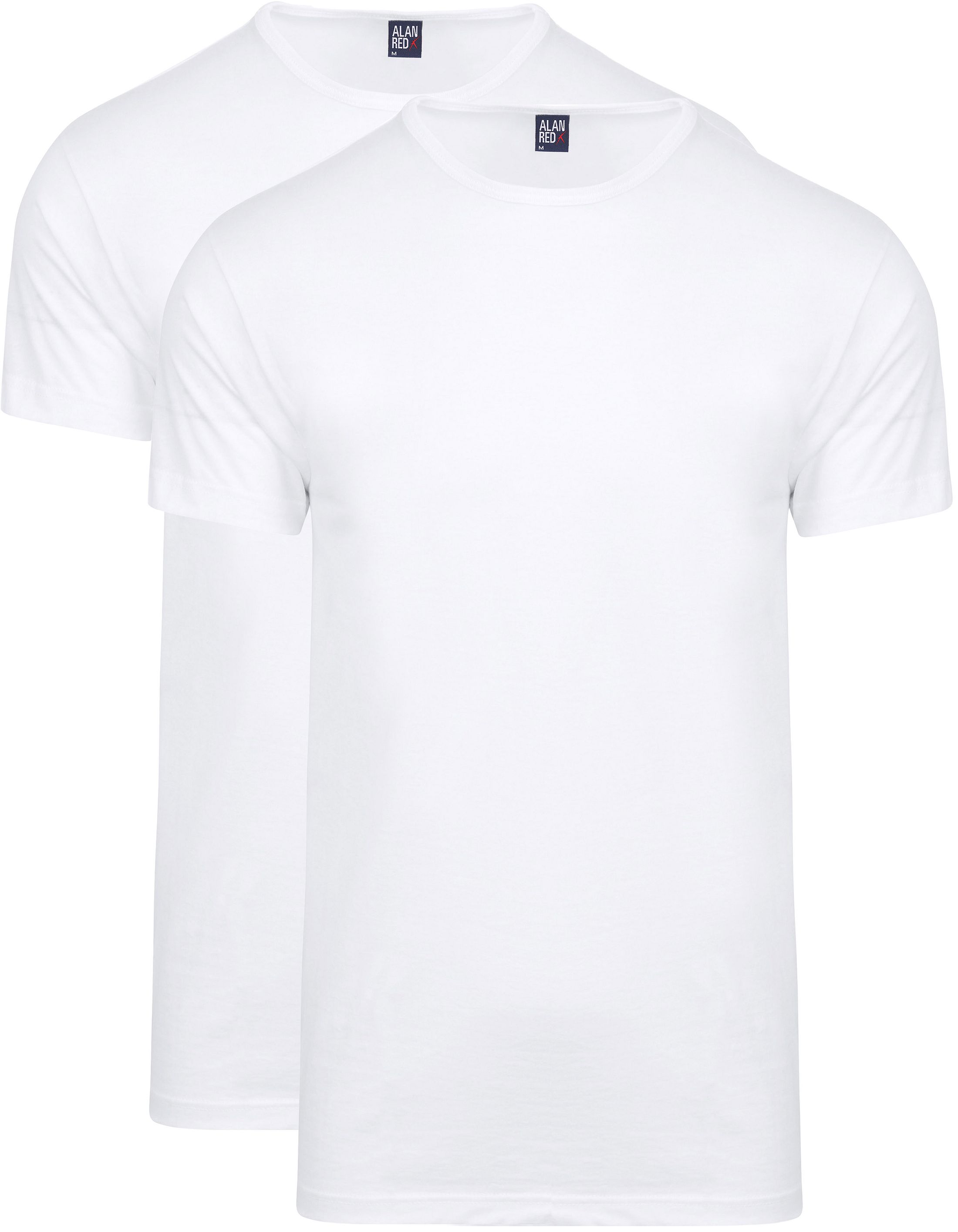 Alan Red Camiseta Blanco 6672/2P/01 Derby T-shirt White 2-pack