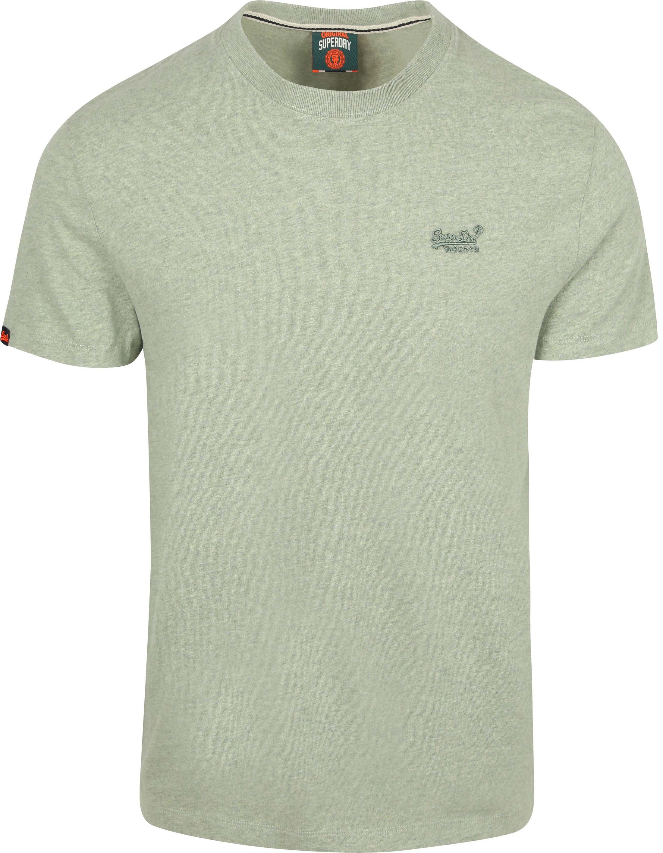 Superdry Essential T-Shirt Vert Melanger M1011245A-J7W commander en ligne | Suitable