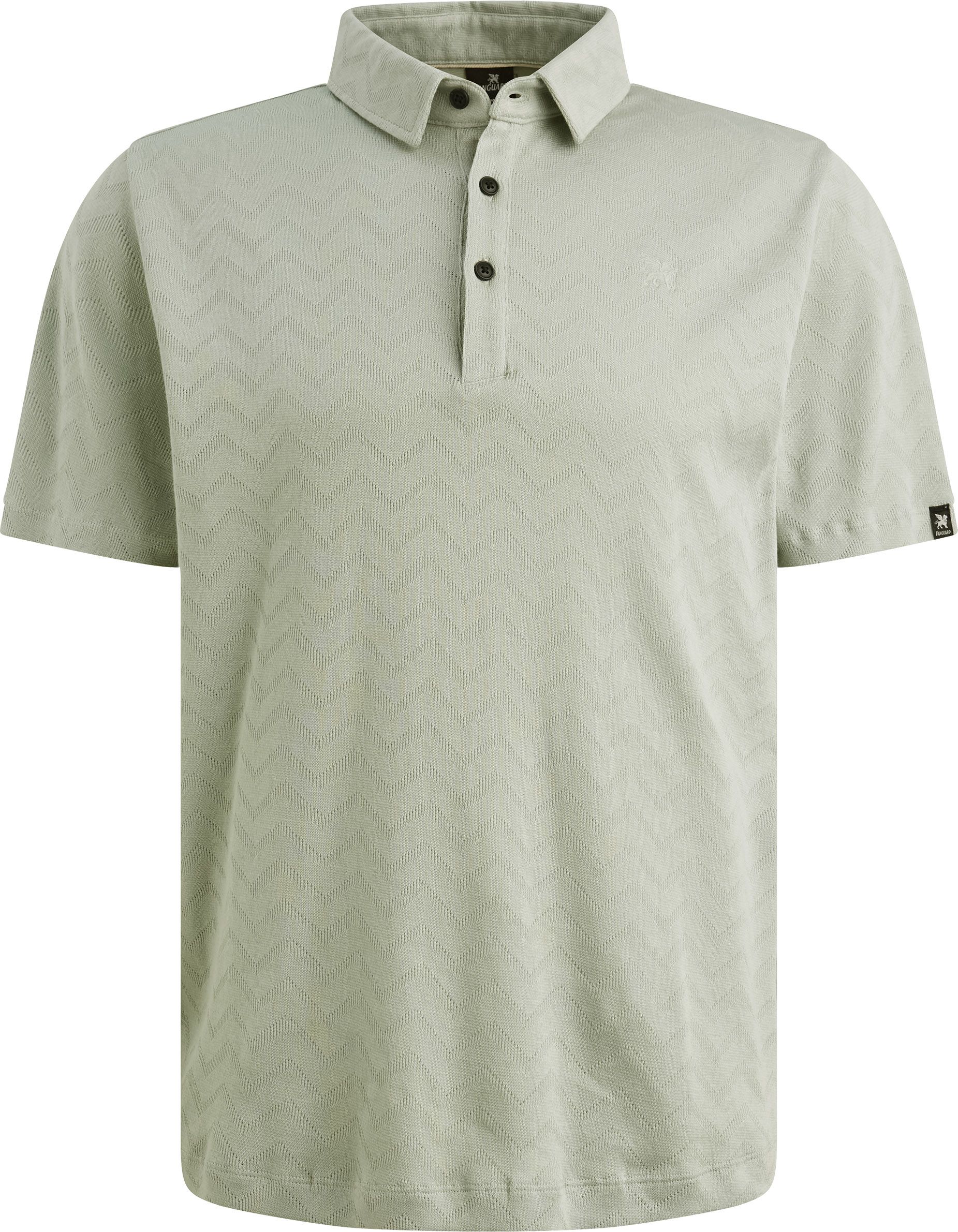 Vanguard Polo Shirt Jacquard Jersey Green order online | Suitable
