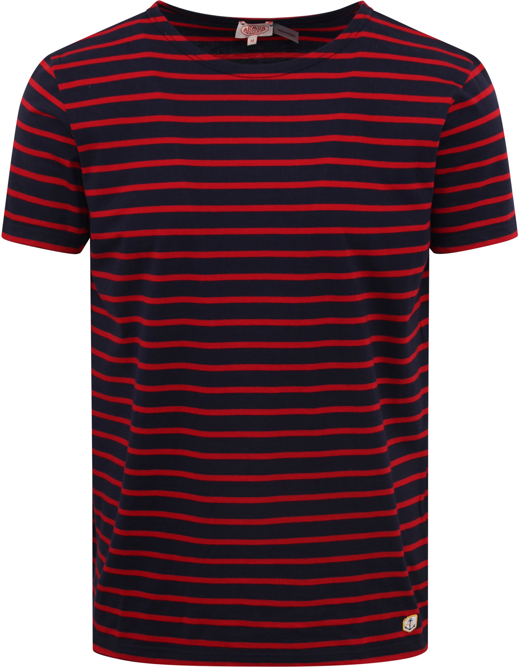 Armor-Lux T-Shirt Stripes Navy Red 53842-455 order online | Suitable