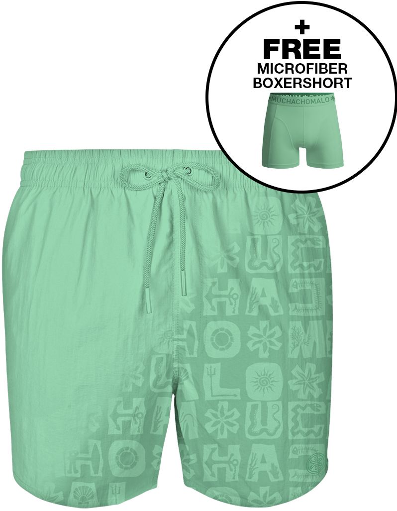Muchachomalo Badeshorts Türkis  WATRC2062-18-Green kaufen | Suitable