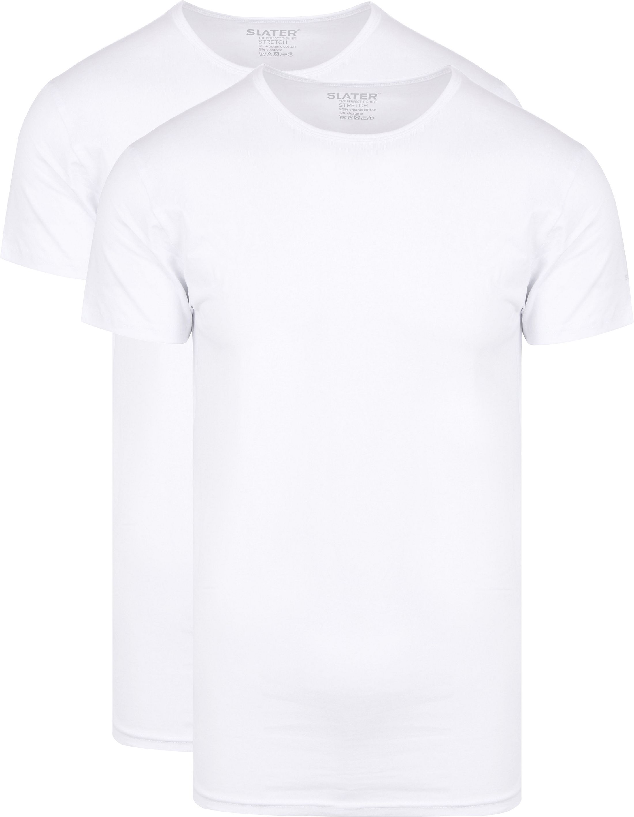 Slater Camiseta Blanco 6500 2-pack