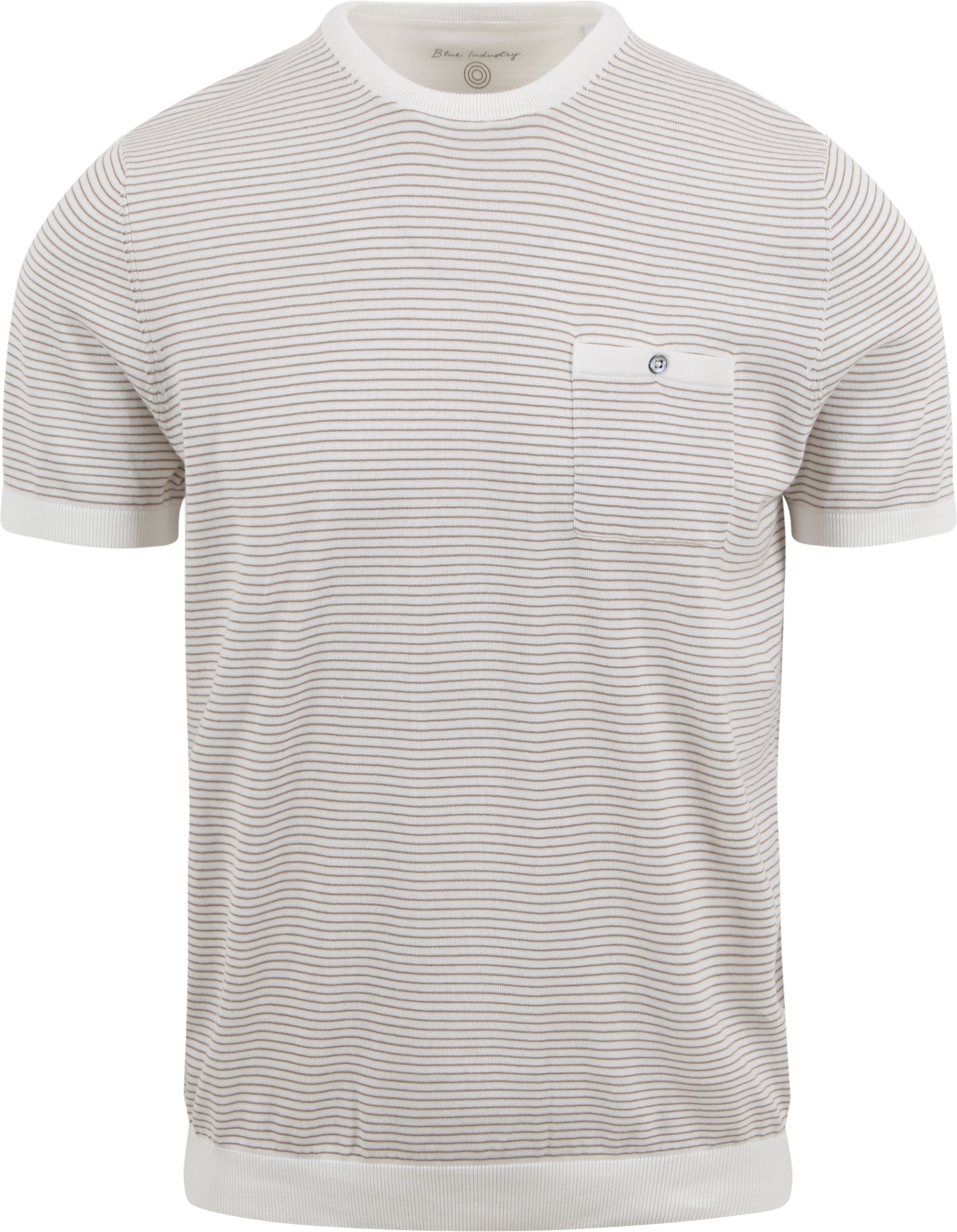 Blue Industry T-shirt Złamana biel KBIS23-M30 off white 