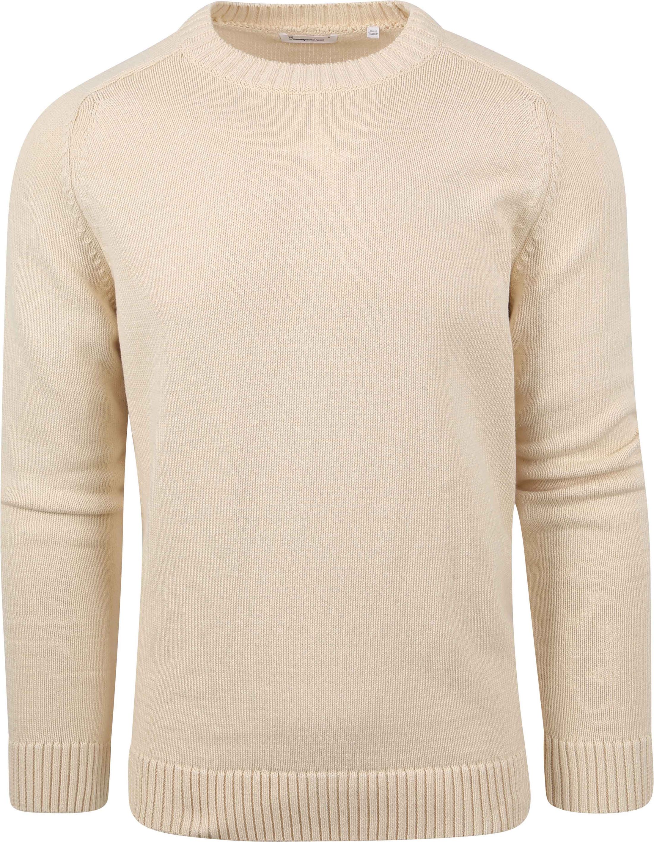 KnowledgeCotton Apparel Pullover Ecru 1080032-1348 Buttercream