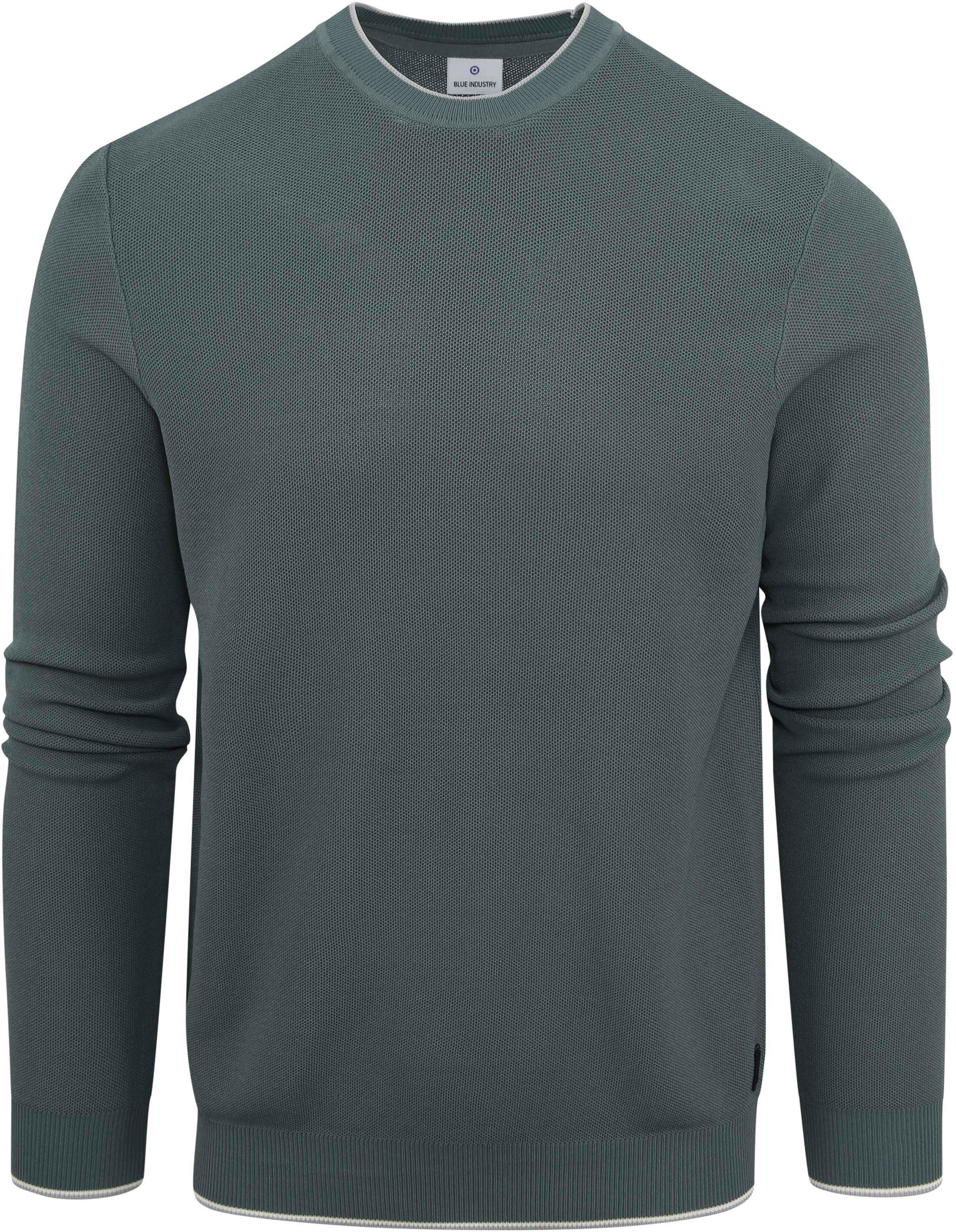 Blue Industry Sweter Zielony KBIS23-M2 Green 