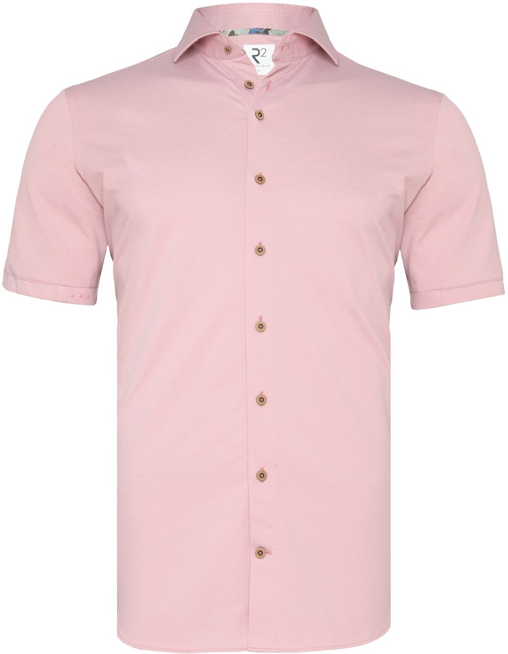 R2 Japanese Knitted Short Sleeve Hemd Rosa kaufen | 129.WSPSS.019-087 | Suitable