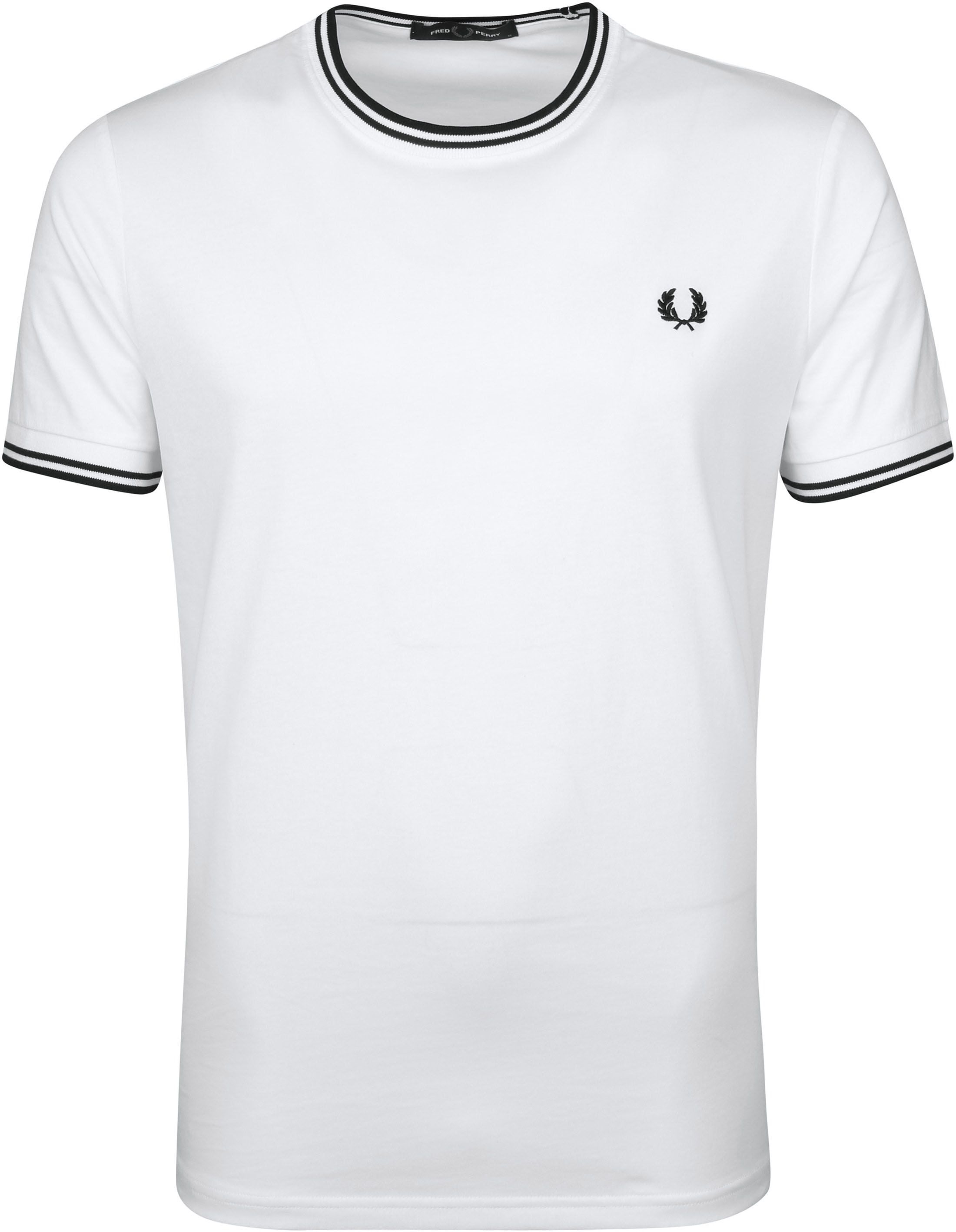 Fred Perry T-shirt Vit M1588-100