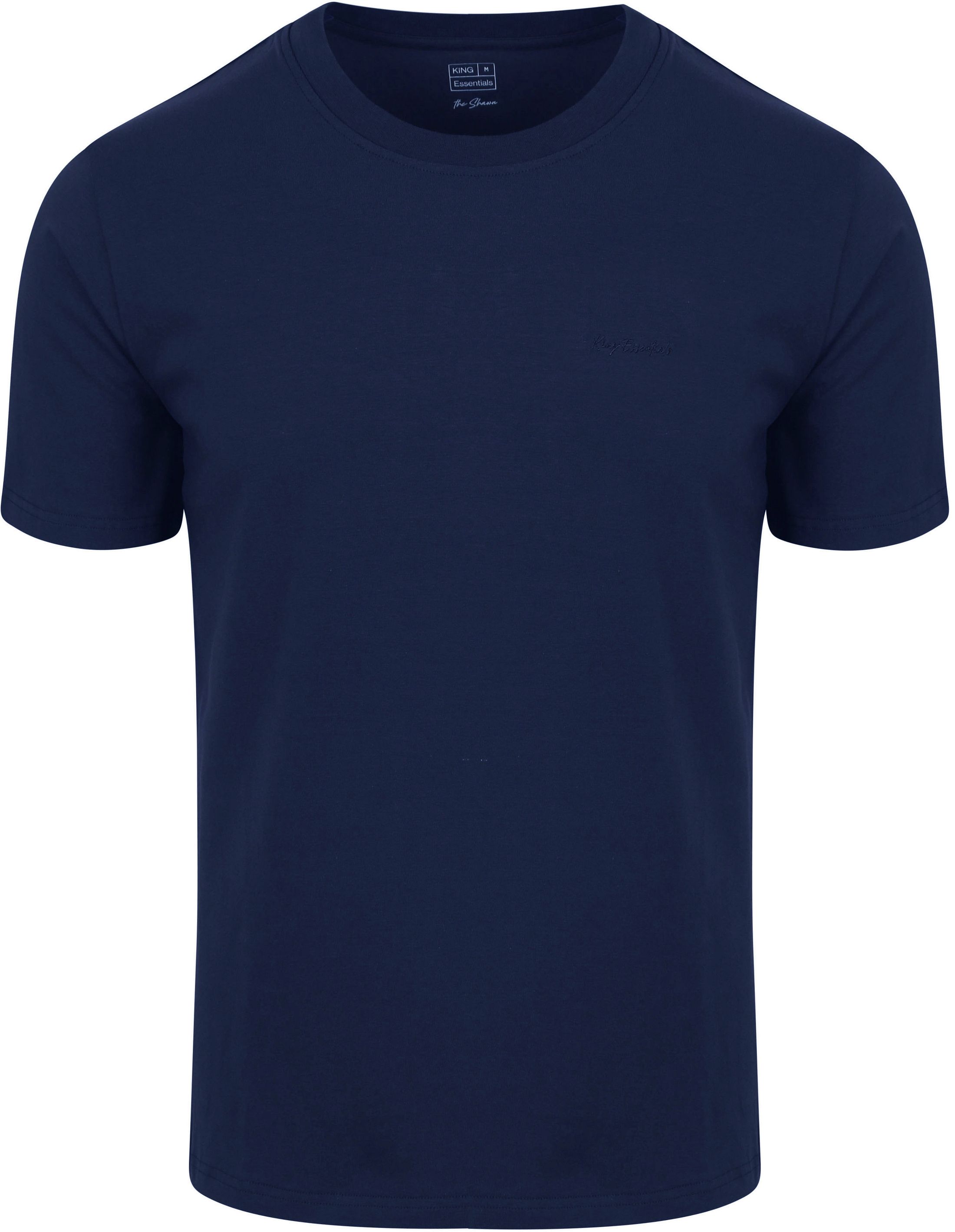 King Essentials The Shawn T-Shirt Navy KM111010002-B025T kopen | Suitable