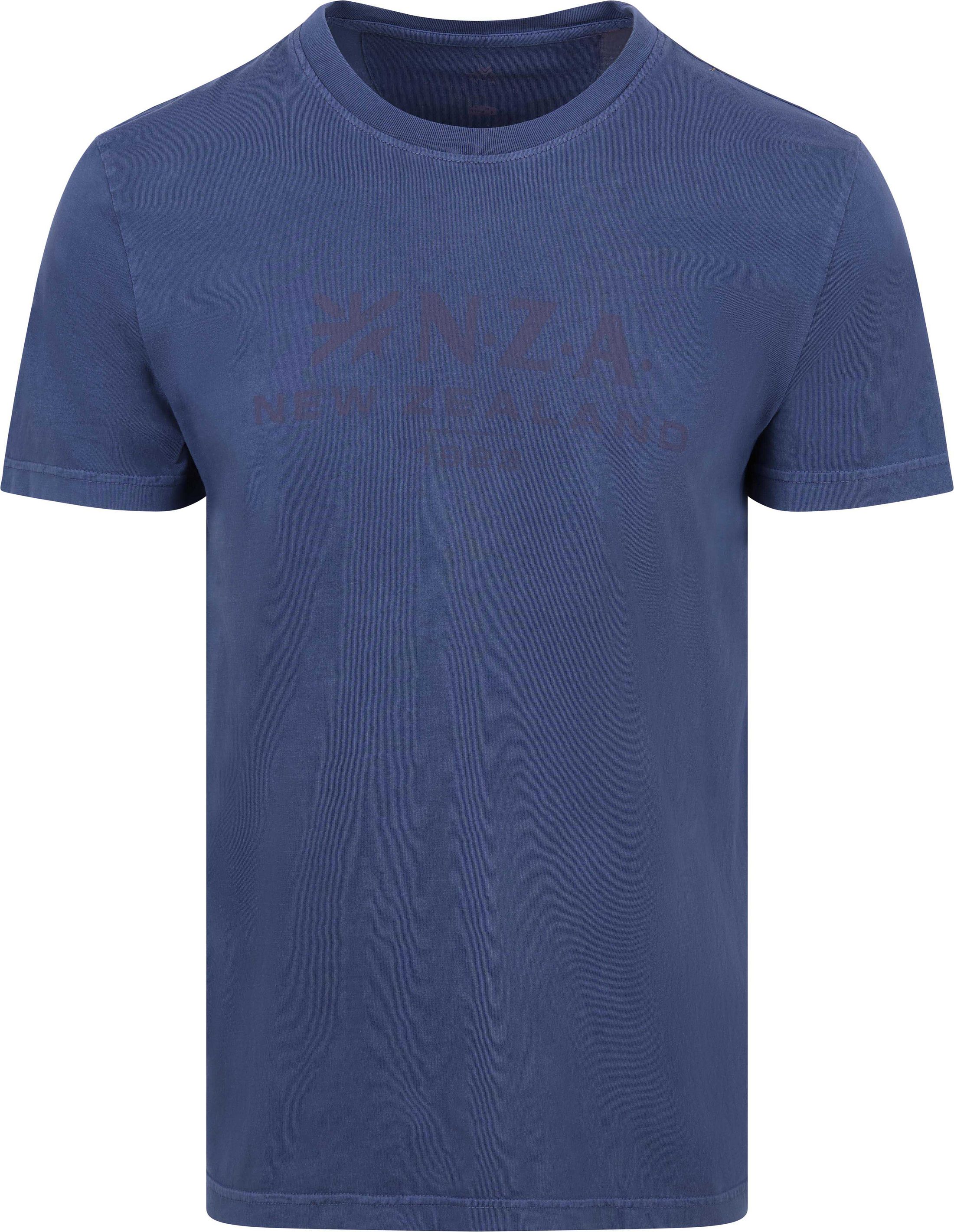 Køb NZA T-shirt Faded Logo Marineblå  | Suitable