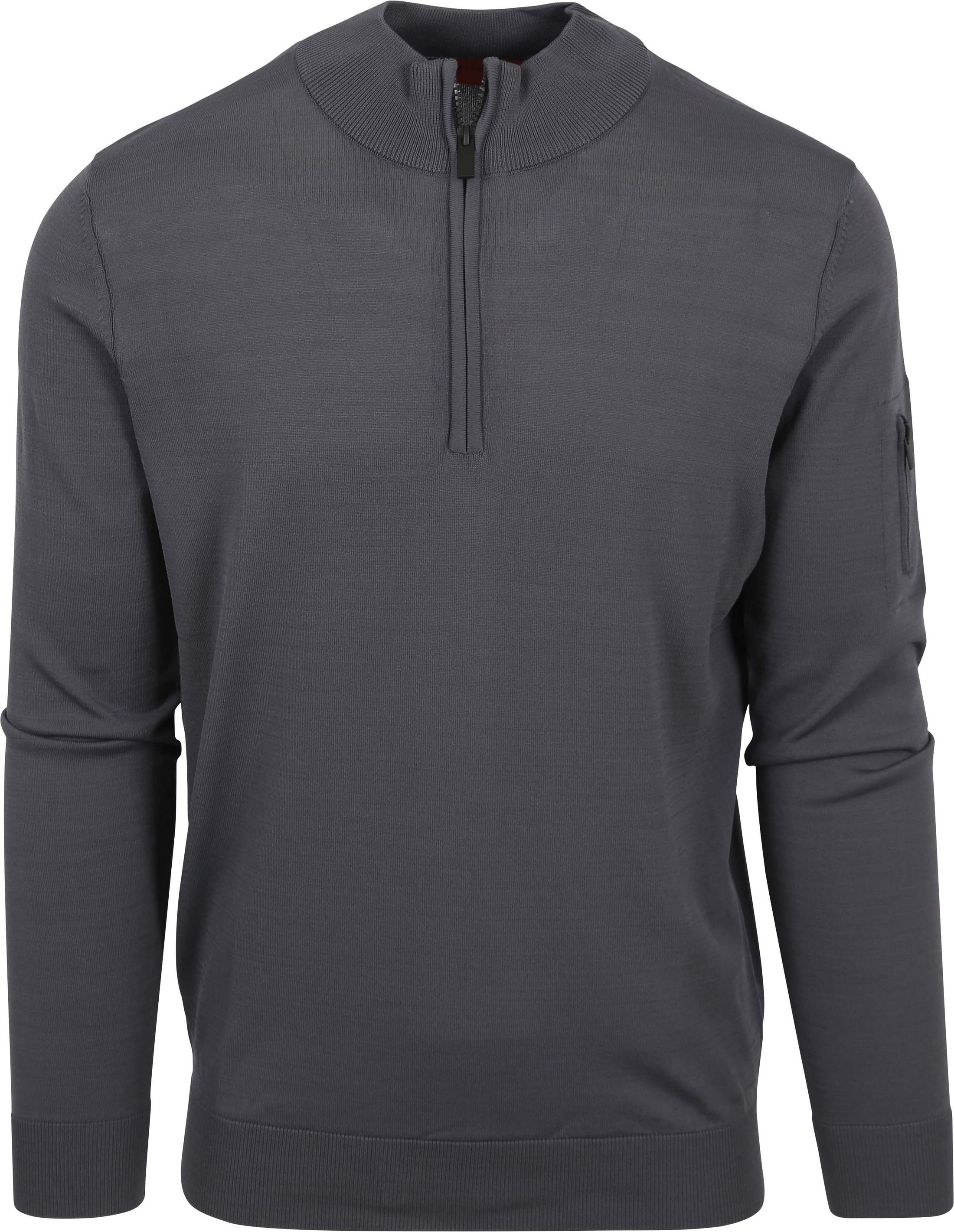 Suitable Half Zip Trøje Rafe Antracit SPE23305RA41ST-940 silent storm grey