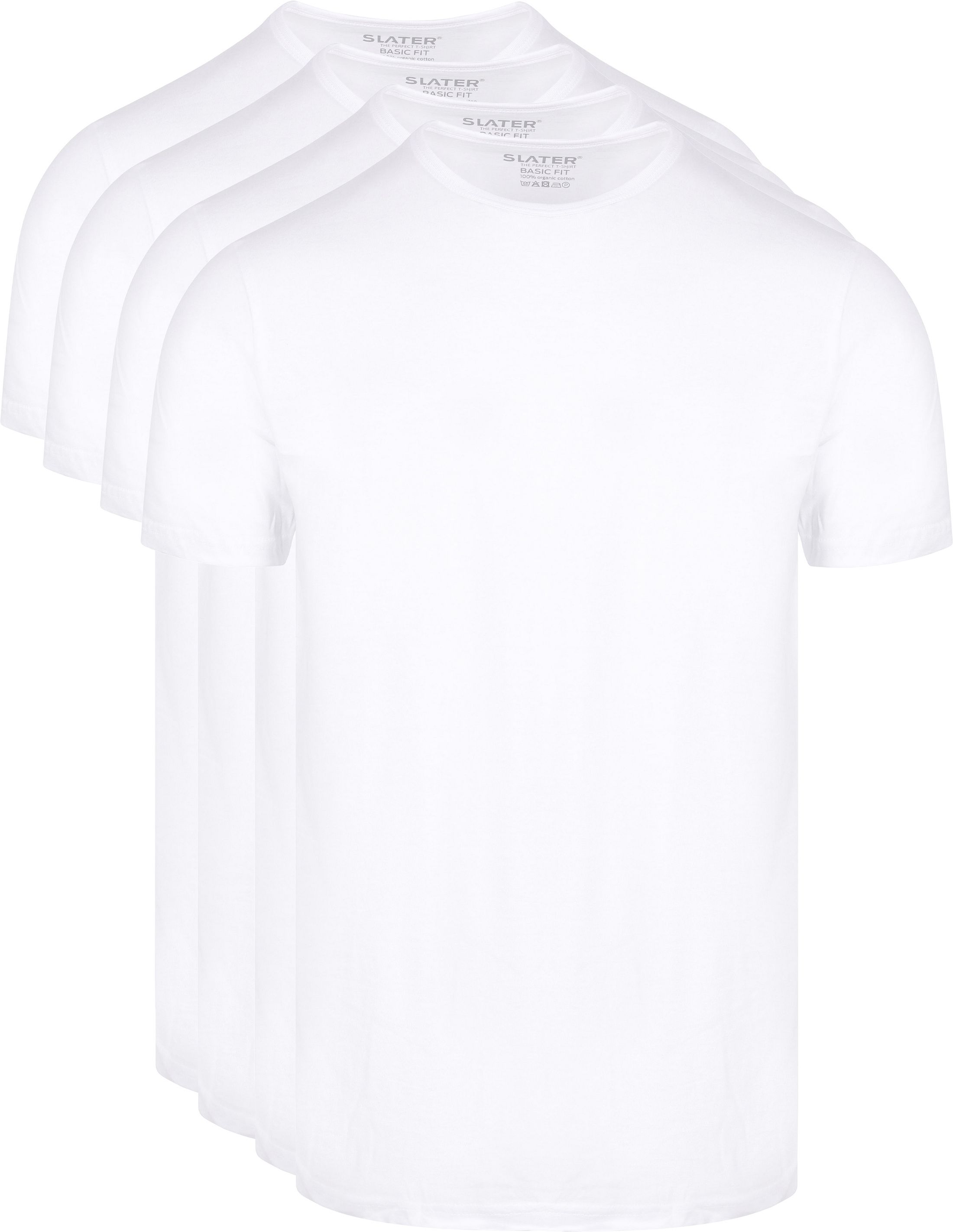 Slater T-shirt Bianco 7500 2-pack