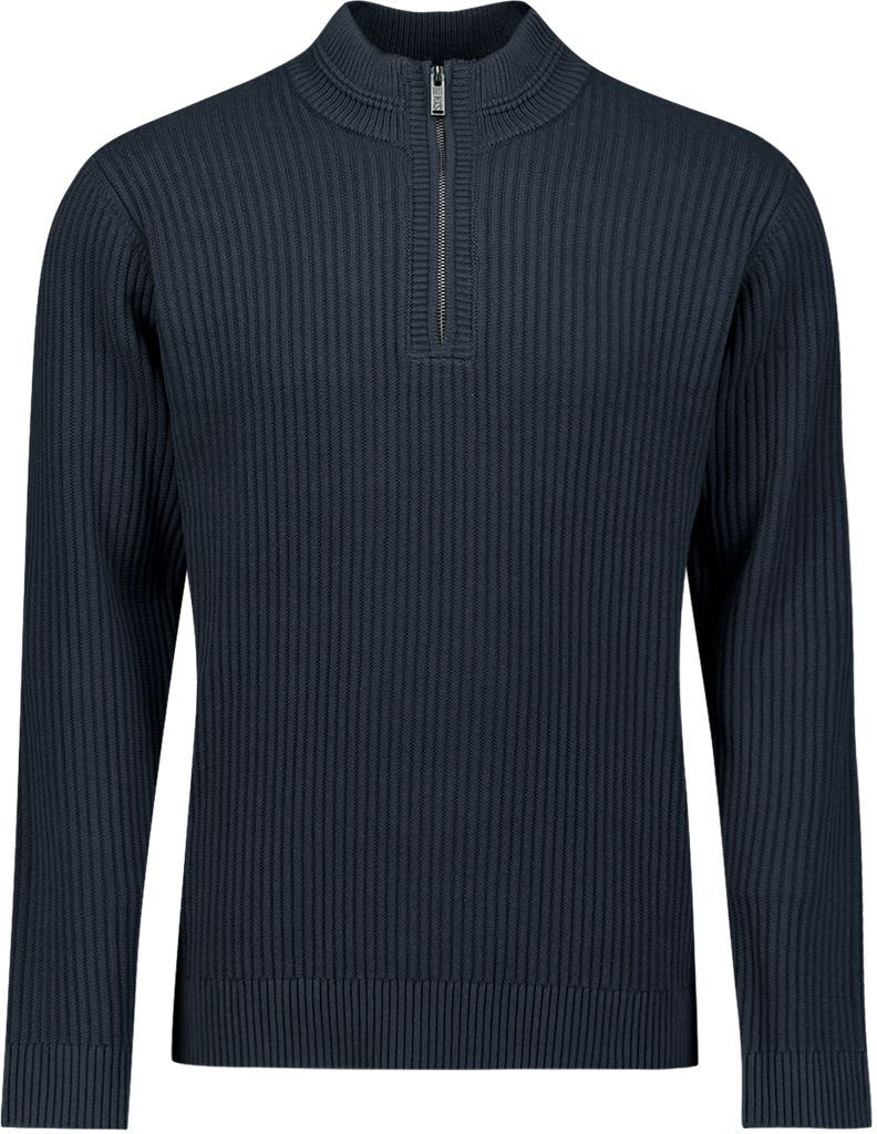 No Excess Half Zip Pullover Rib Navy 29230932-078 order online | Suitable