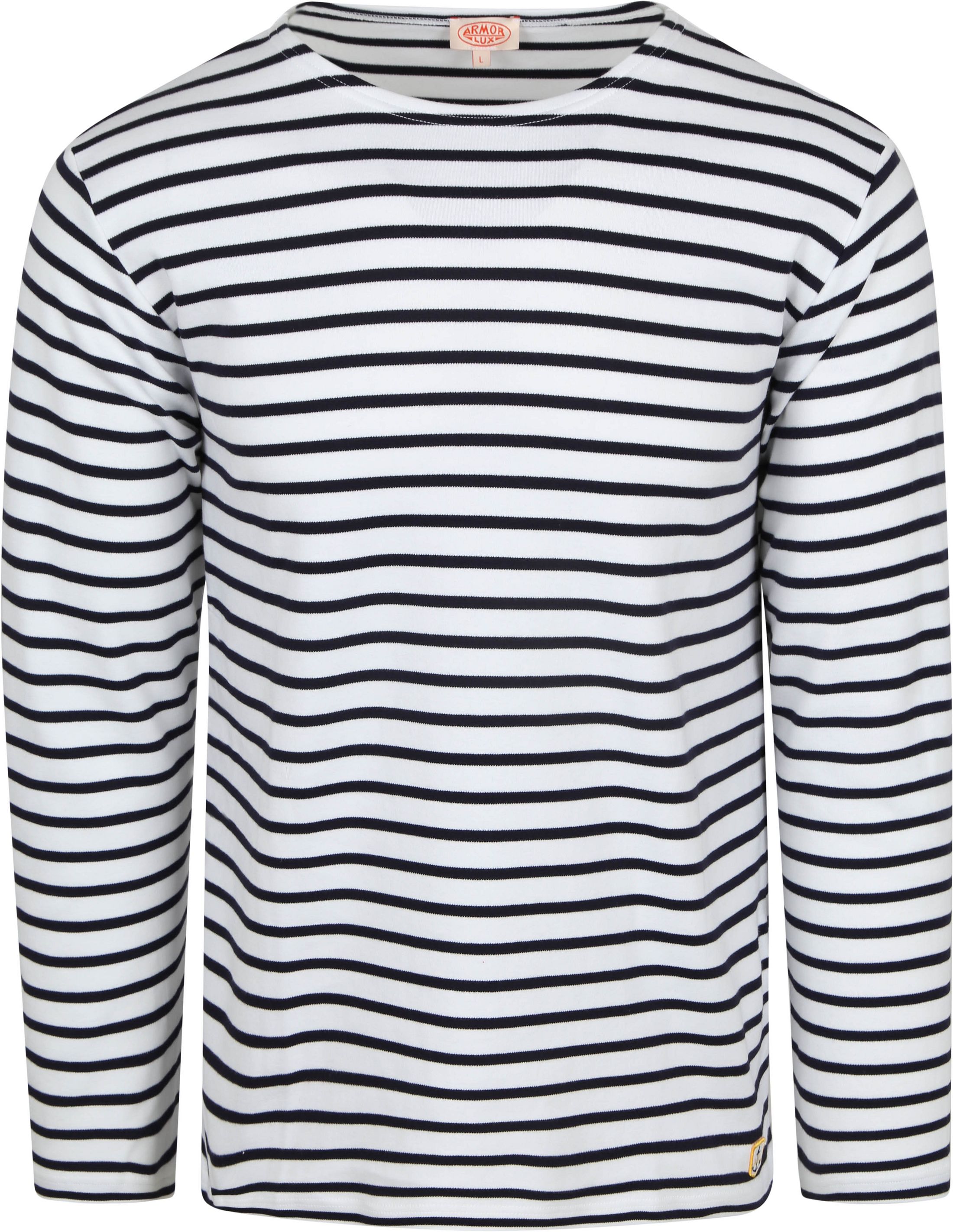 Armor-Lux Trui Strepen Wit Donkerblauw 02297-400 kopen | Suitable