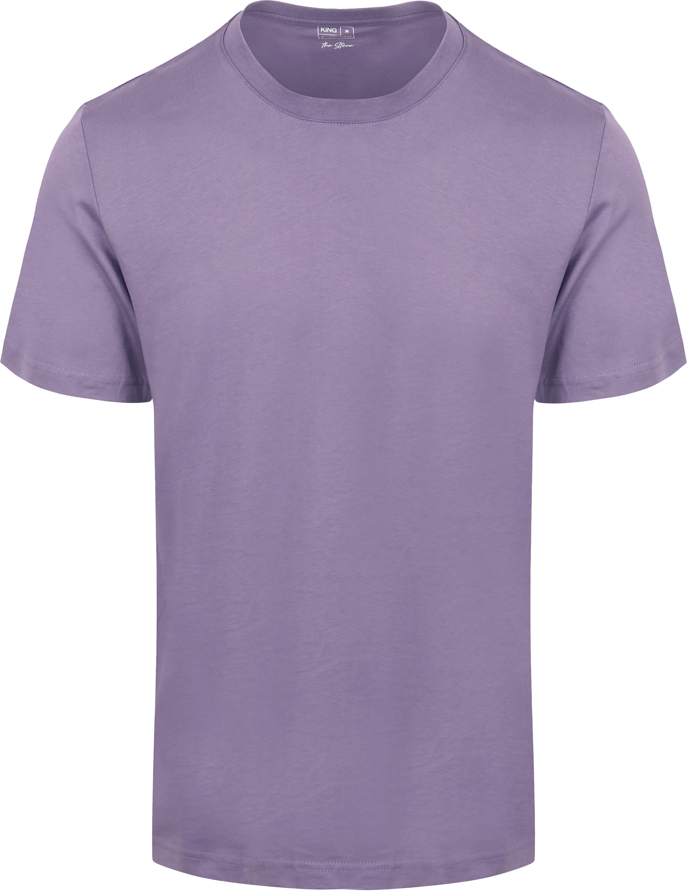 KING Essentials T-shirt Fioletowy KM111010001-P077T 