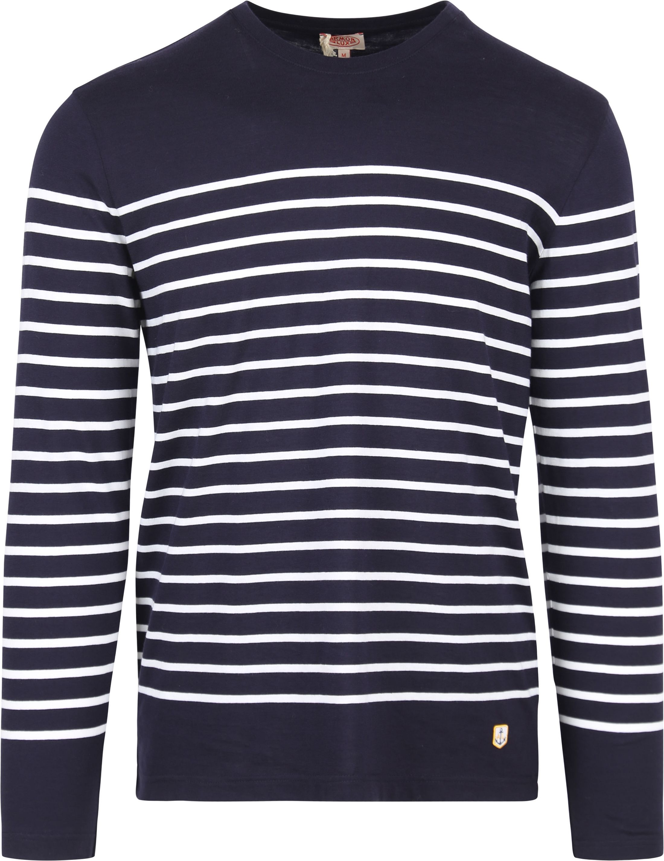 Køb Armor-Lux Port-Louis T-shirt Stribet Mørkeblå 76497-600 | Suitable