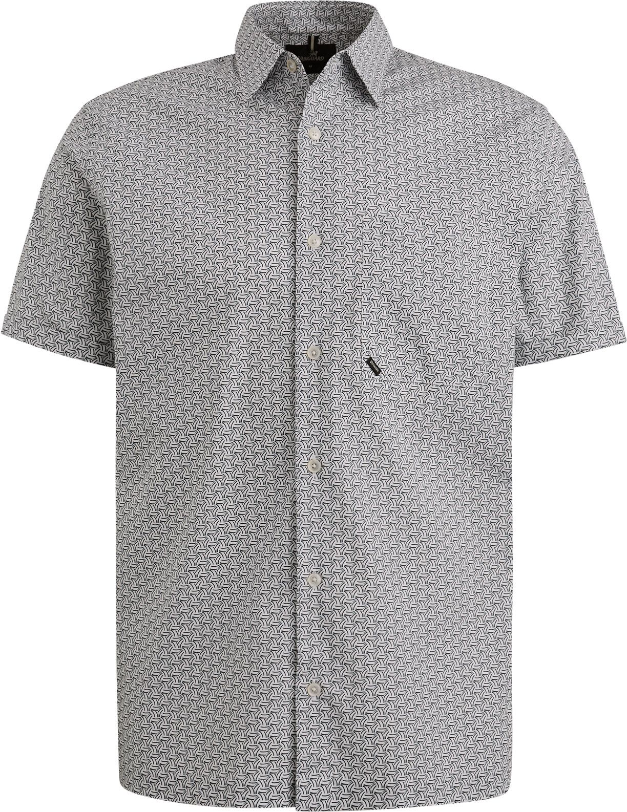 Vanguard Short Sleeve Overhemd Print Blauw VSIS2503231-7004 kopen | Suitable