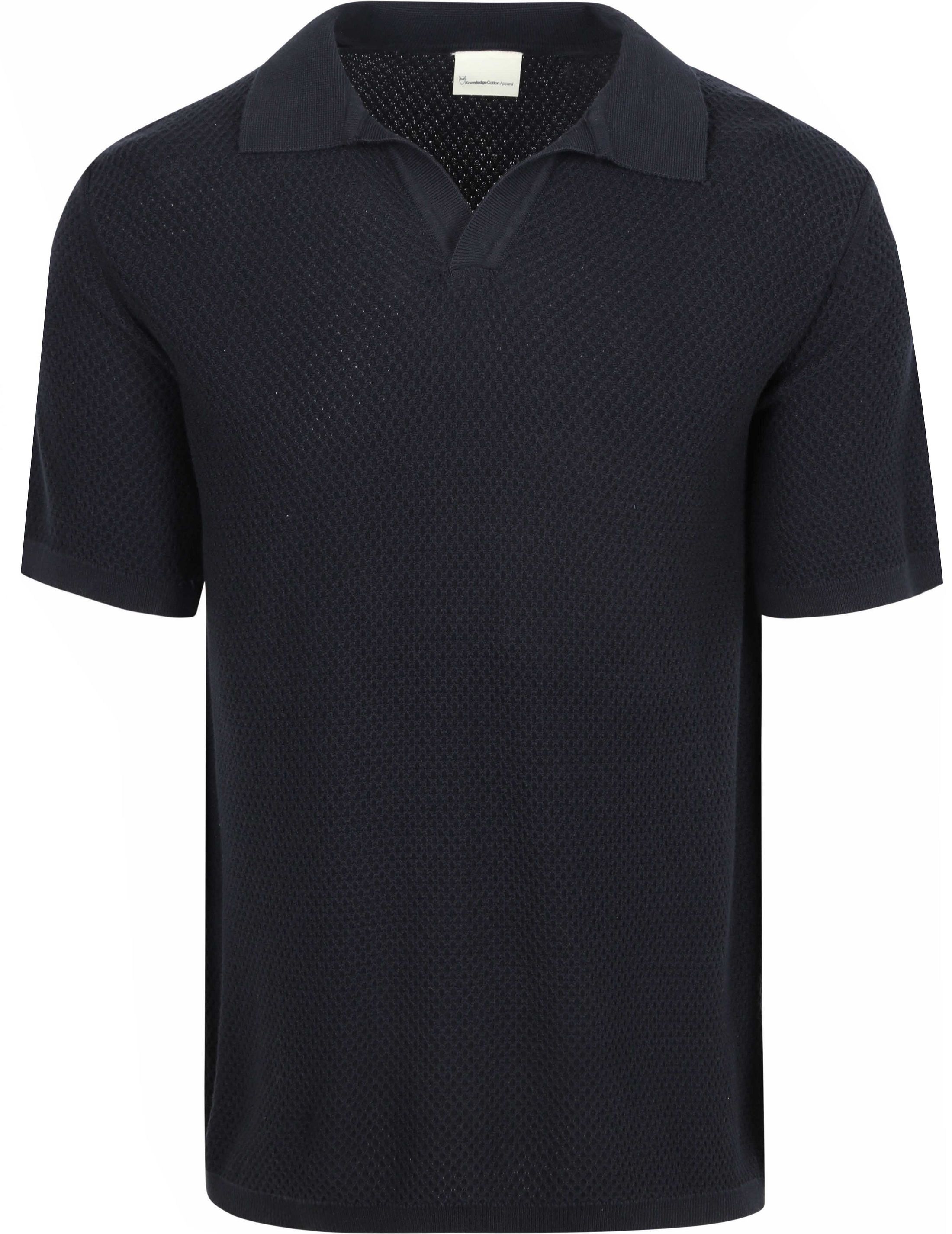 KnowledgeCotton Apparel Polo Blu scuro 1020015-1412 