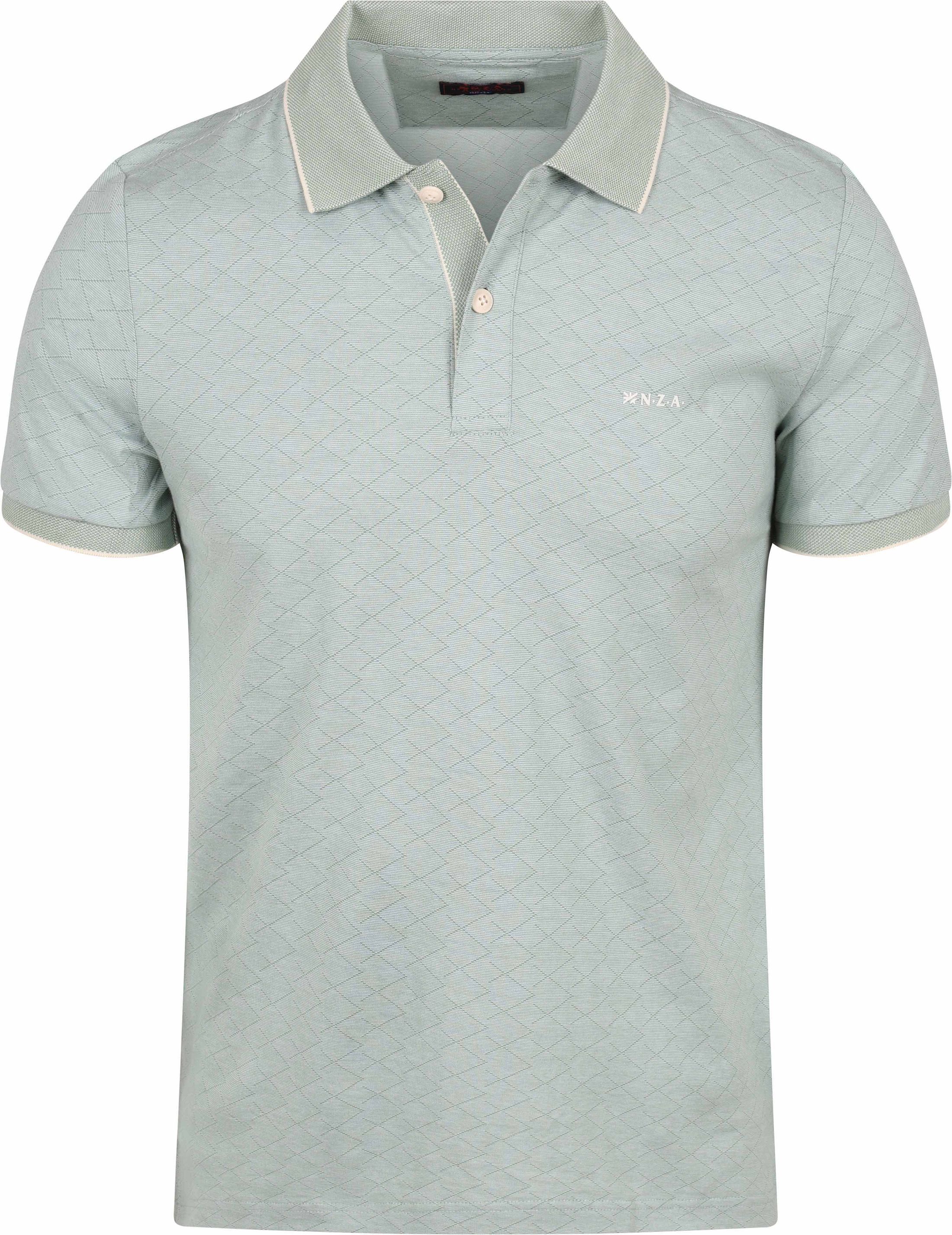 NZA Polo Goora Jacquard Mist Groen 26CN120-1757 kopen | Suitable