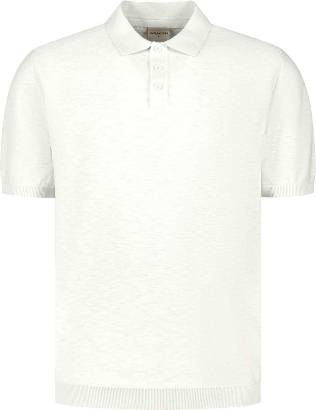 No Excess Knitted Slub Poloshirt Kit 31240263SN-013 kopen | Suitable
