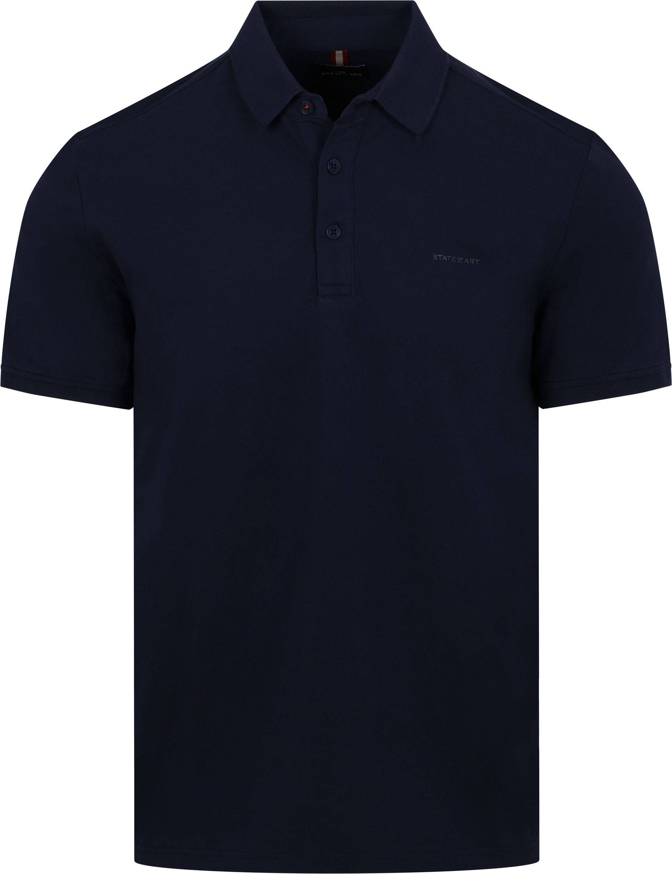 Køb State of Art Polo-shirt Piqué Marineblå 46116400-5800 | Suitable