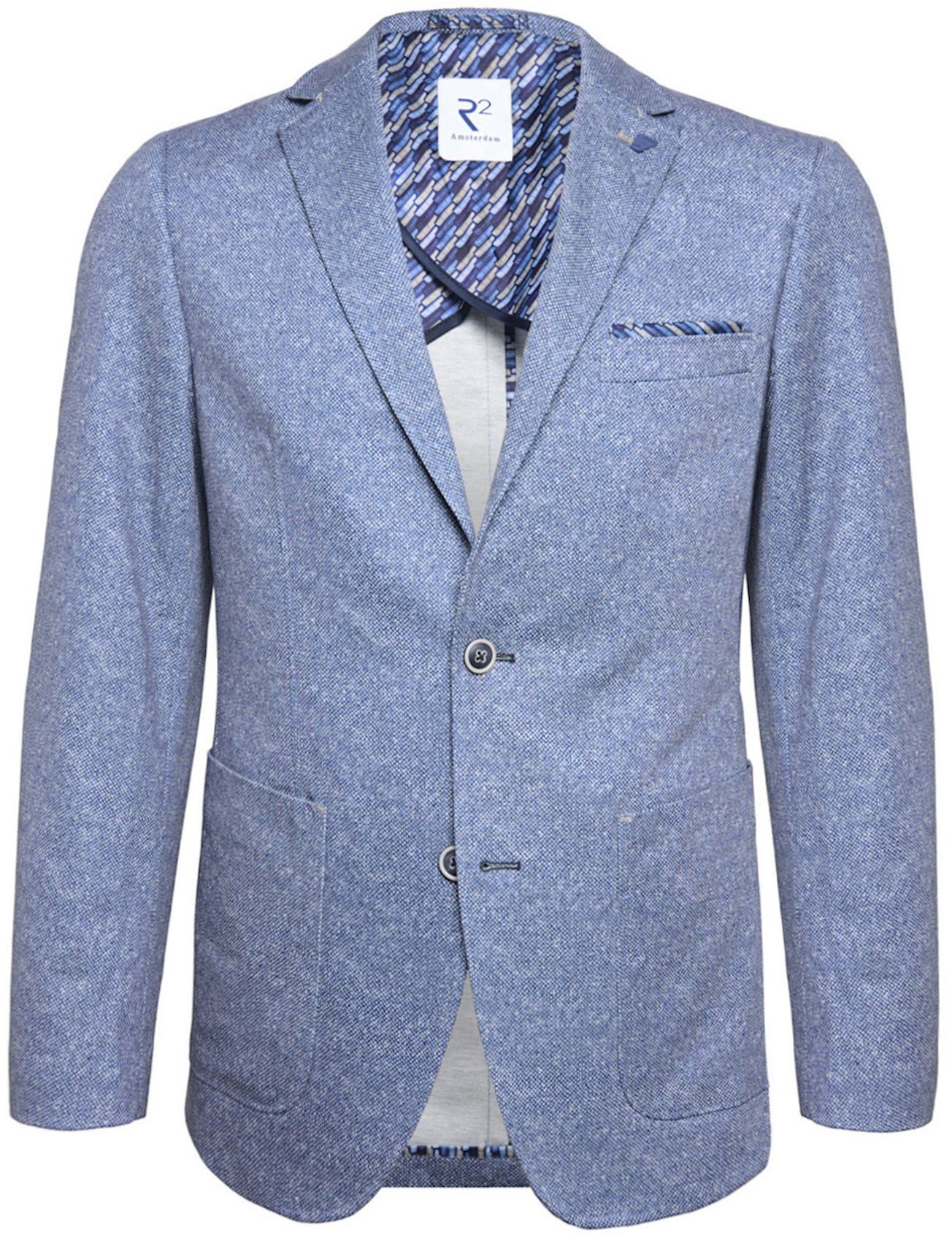 R2 Jersey Colbert Bleu commander en ligne | 126.JACKET.002-014 | Suitable Luxembourg