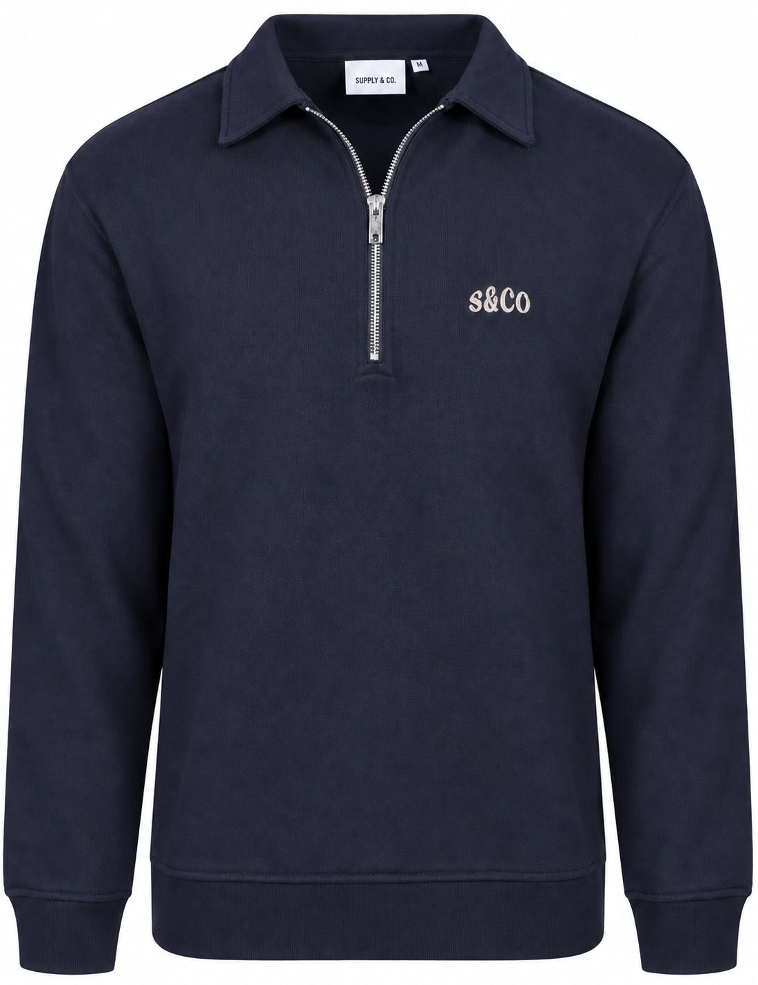 Supply & Co Sweat Polocollar Zip Aarav Braun SCO26312AA07-4001 kaufen | Suitable