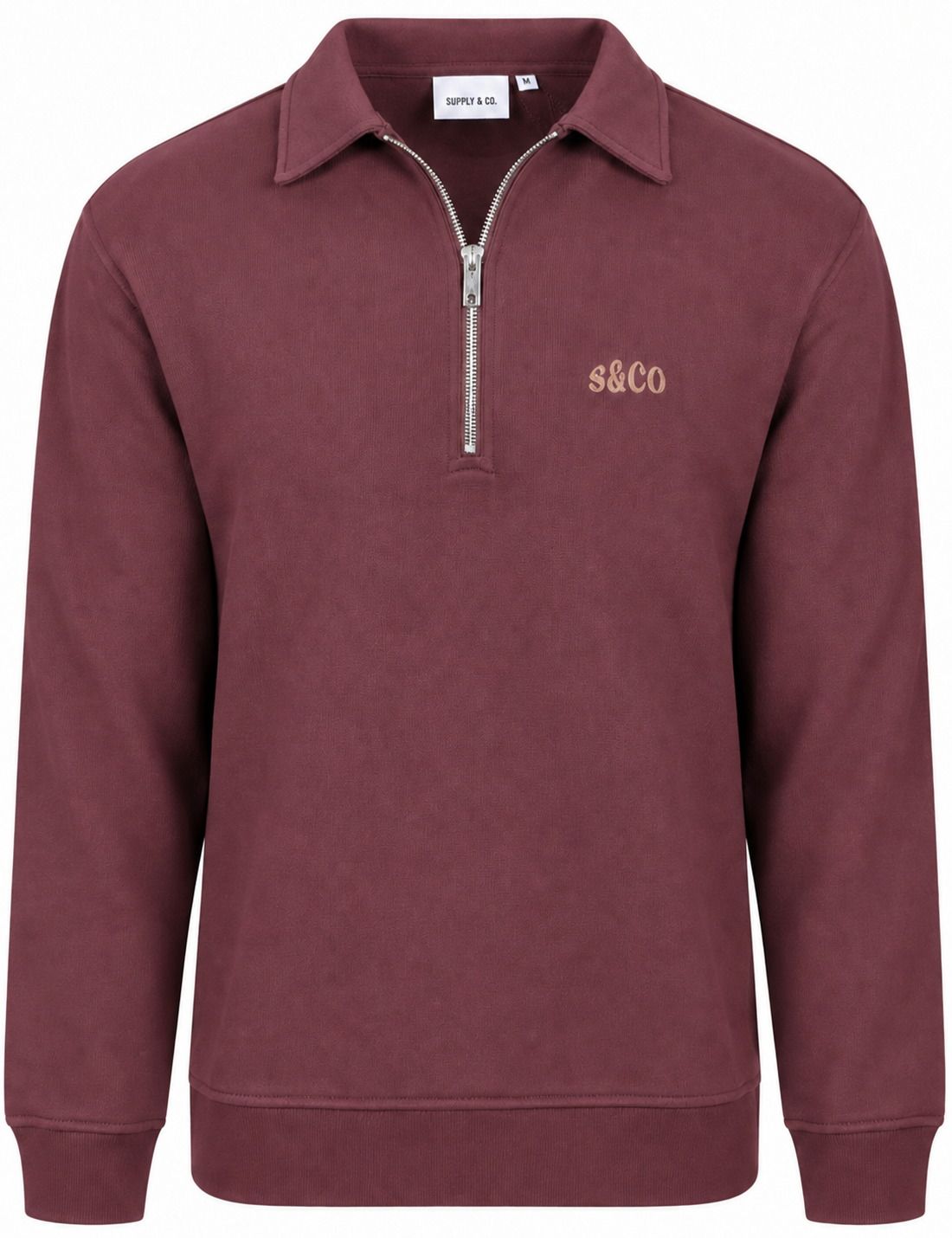 Supply & Co Sweat Polocollar Zip Aarav Braun SCO26312AA07-6002 kaufen | Suitable