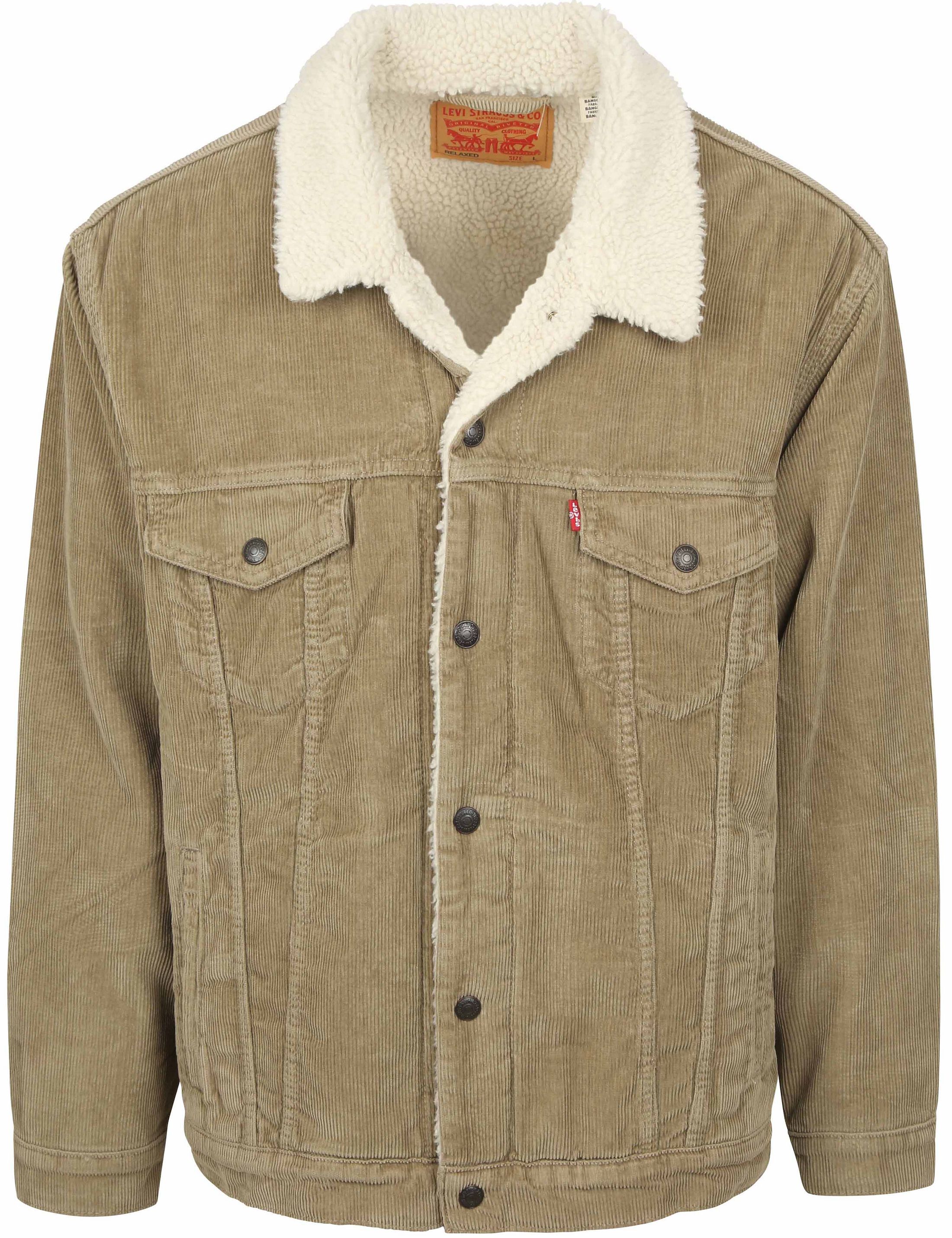 Levi's Veste Sherpa Corduroy Beige A5784-0022 commander en ligne | Suitable