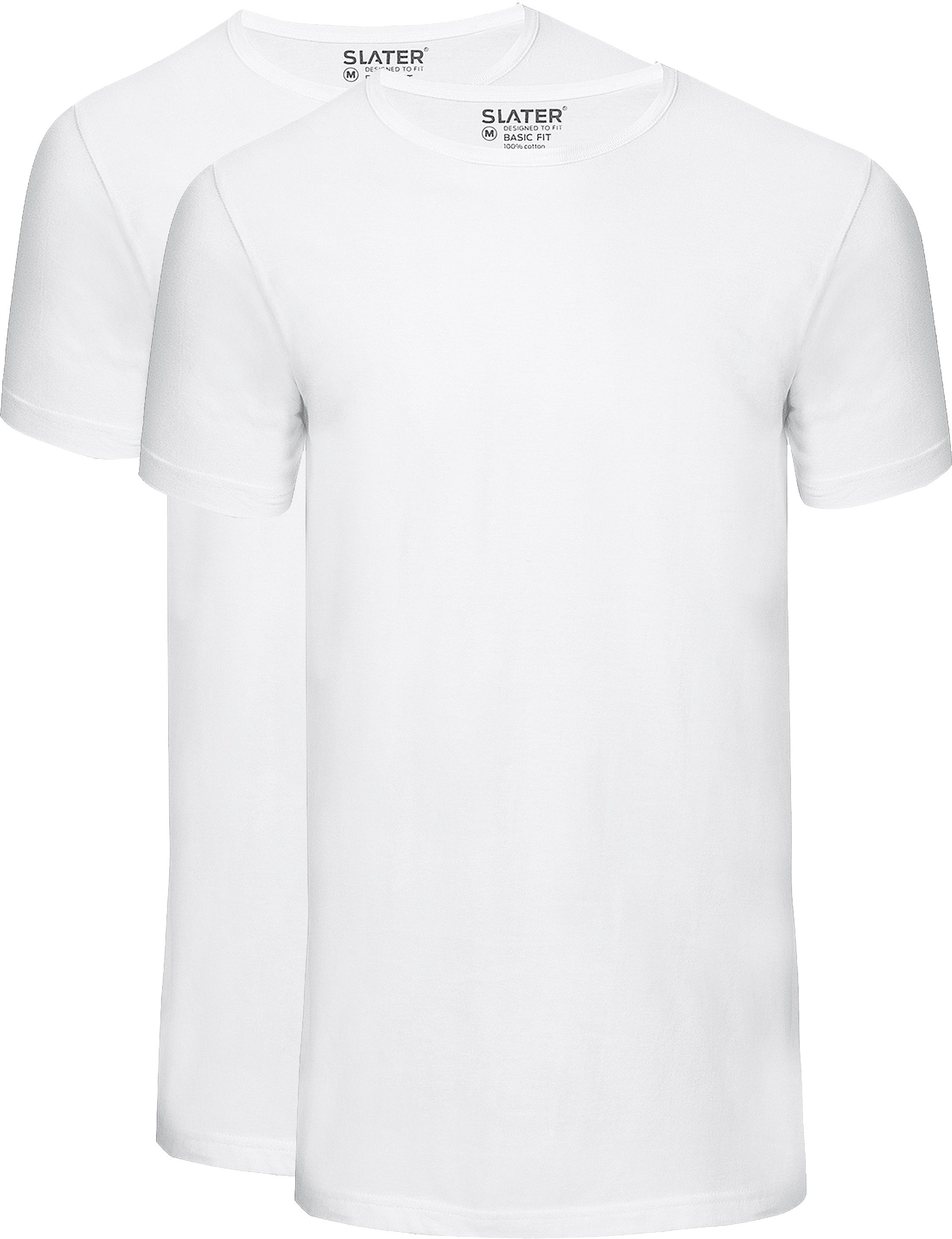 Slater 2er-Pack Basic Fit T-shirt Weiß 7500 kaufen | Suitable