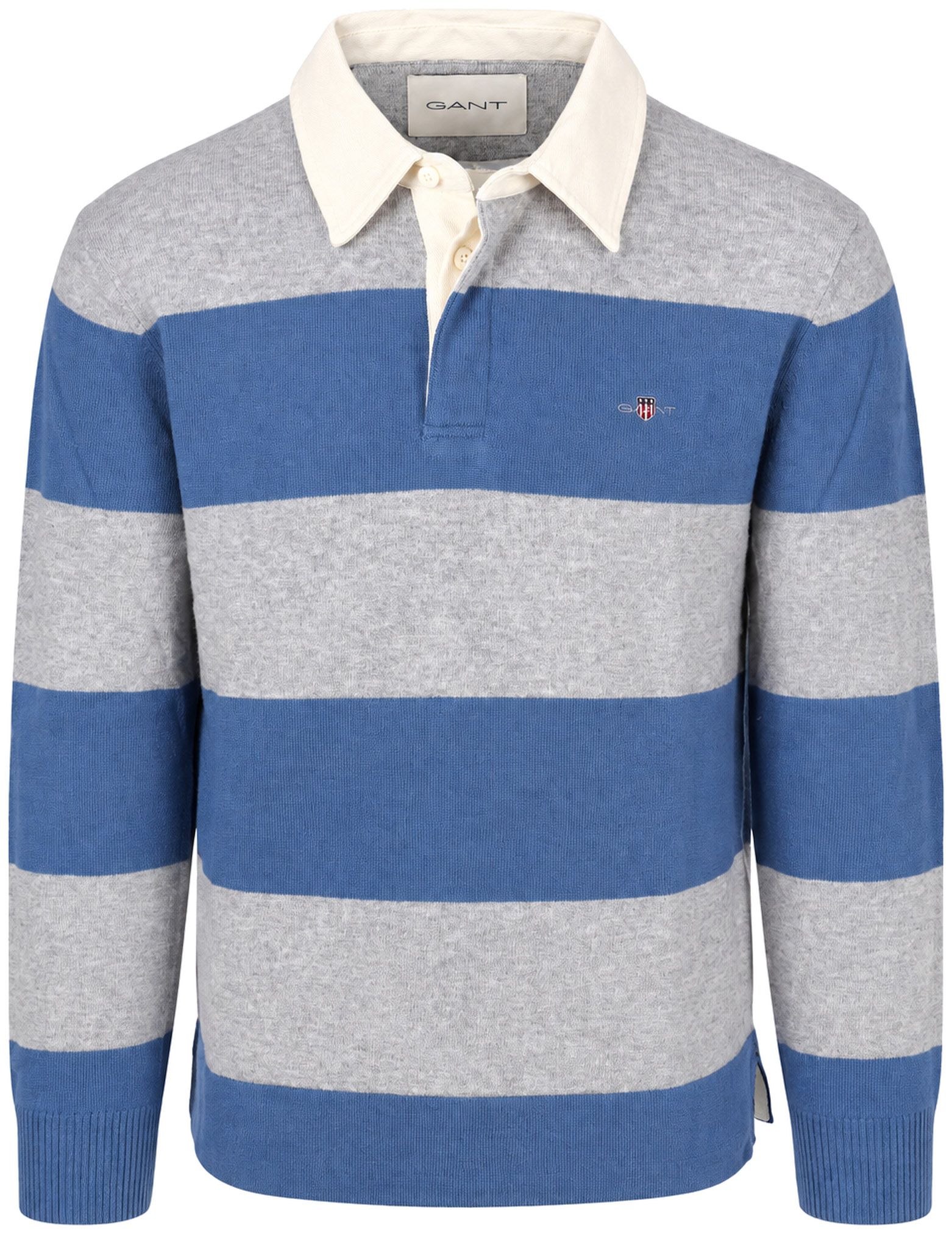 Gant Rugger Polo Knitted Lambswool Blue-Grey order online | 8050320-93 | Suitable Liechtenstein