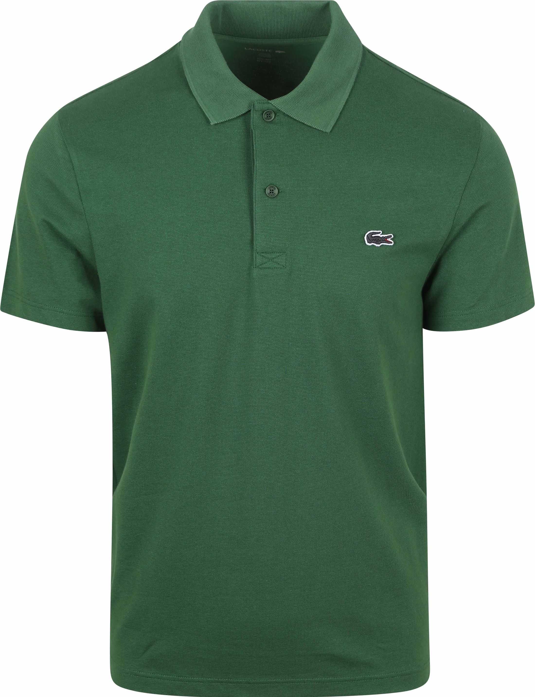 Lacoste Pikétröja Breathable Mörkgrön Grön Storlek S