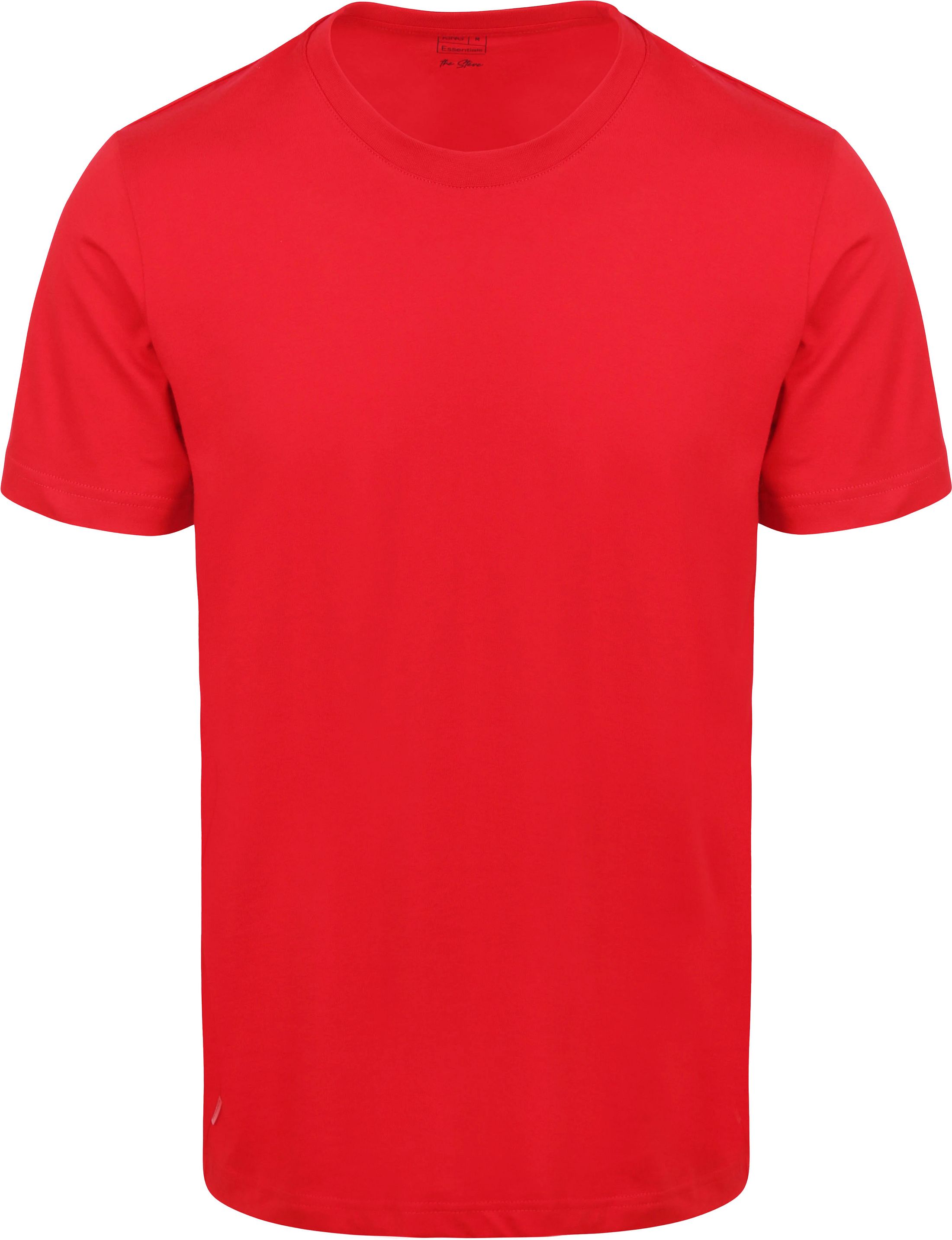 KING Essentials T-shirt Czerwony KM111010001-R011T 