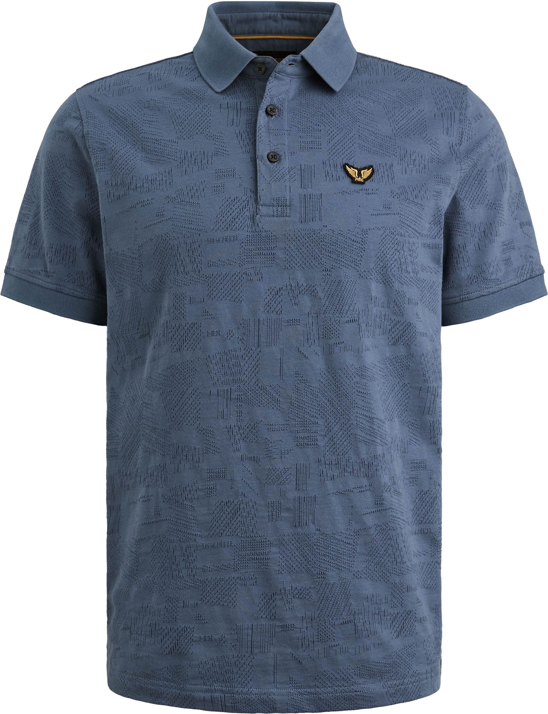 PME Legend Polo Shirt Jacquard Jersey Bijou Blue PPSS2603883-5052 order online | Suitable