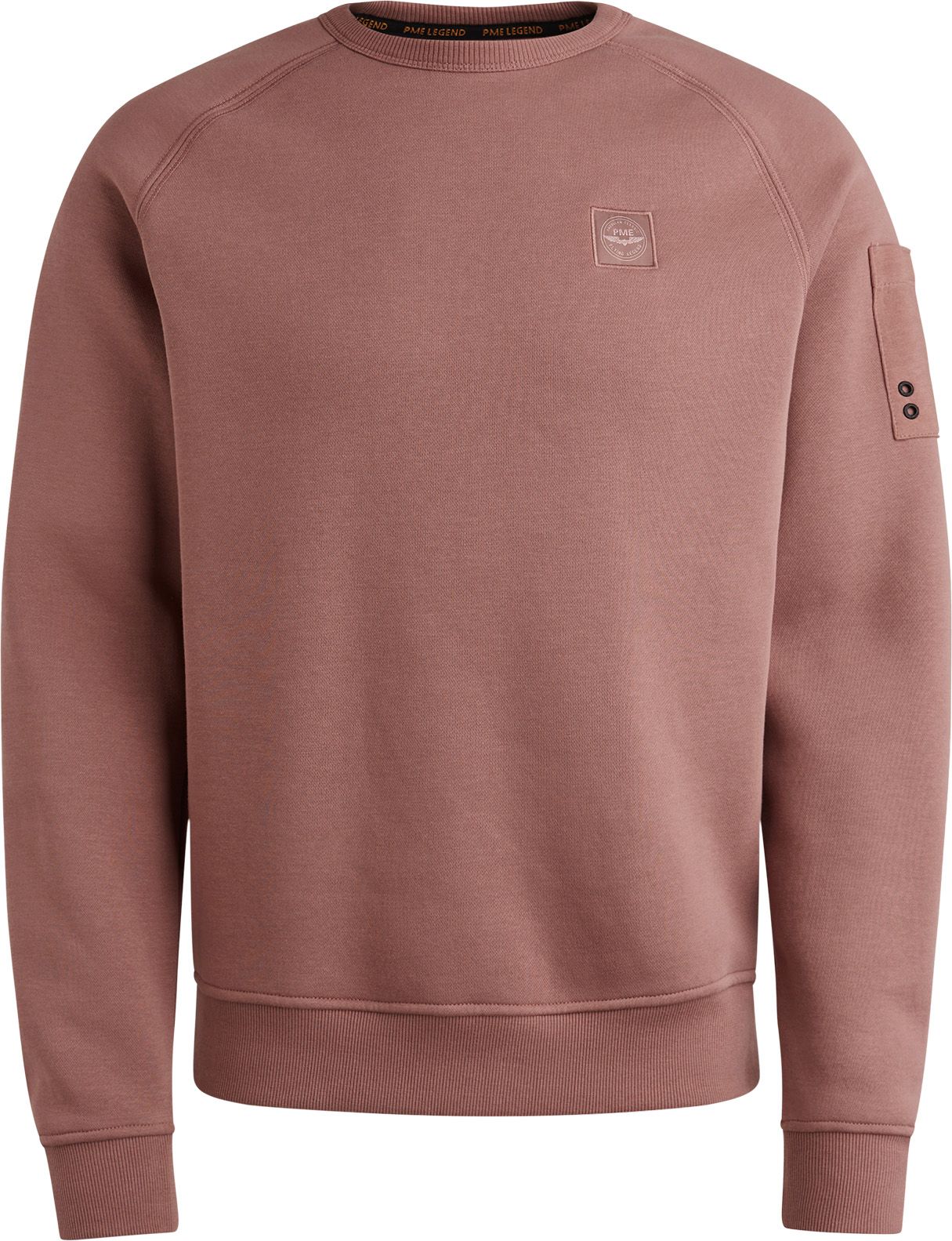 PME Legend Sweater Logo Nussbraun Regular Fit PSW2509453-8202 kaufen | Suitable
