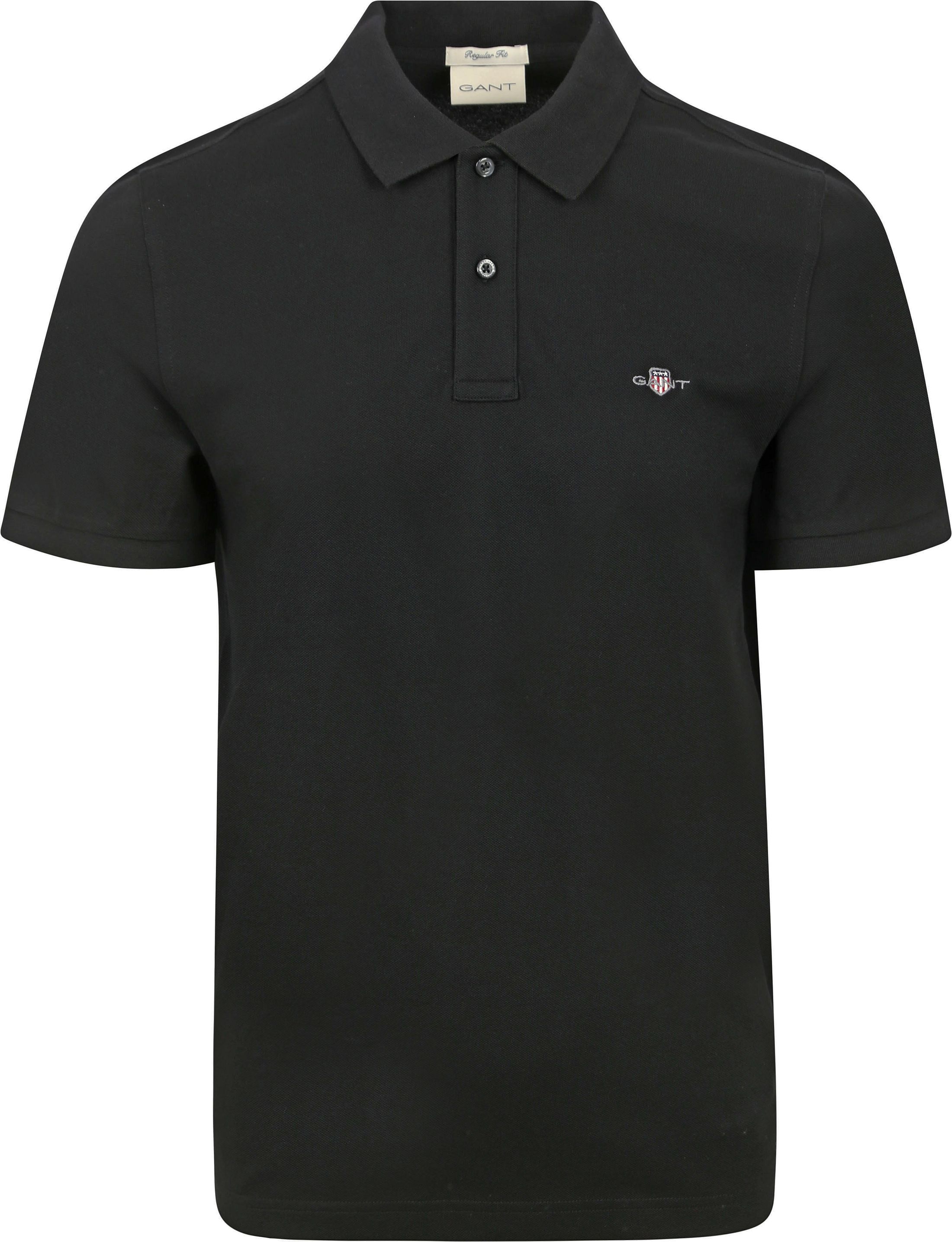 Gant Shield Piké Polo Svart 2210-5