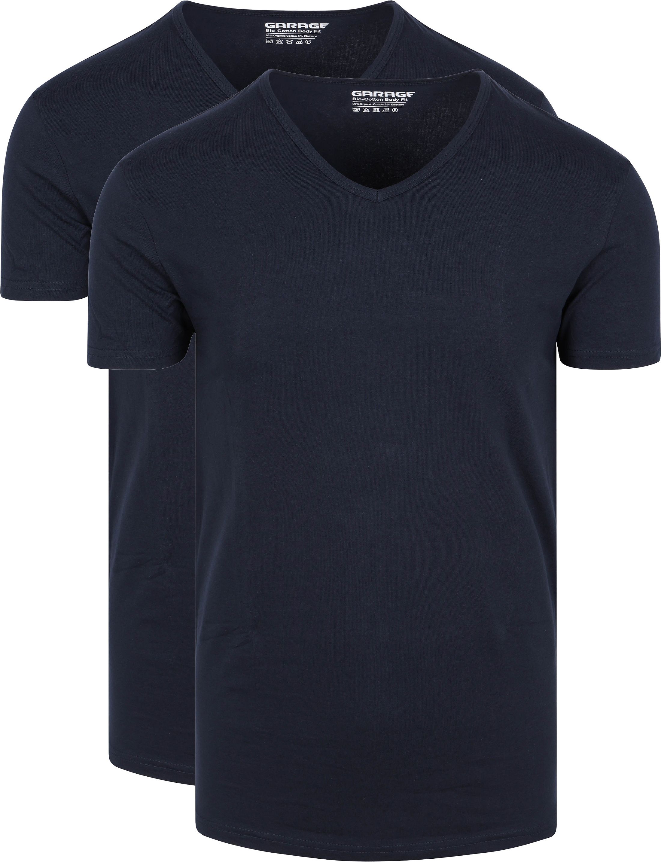 Garage T-shirt Blu 0222-934 2-pack