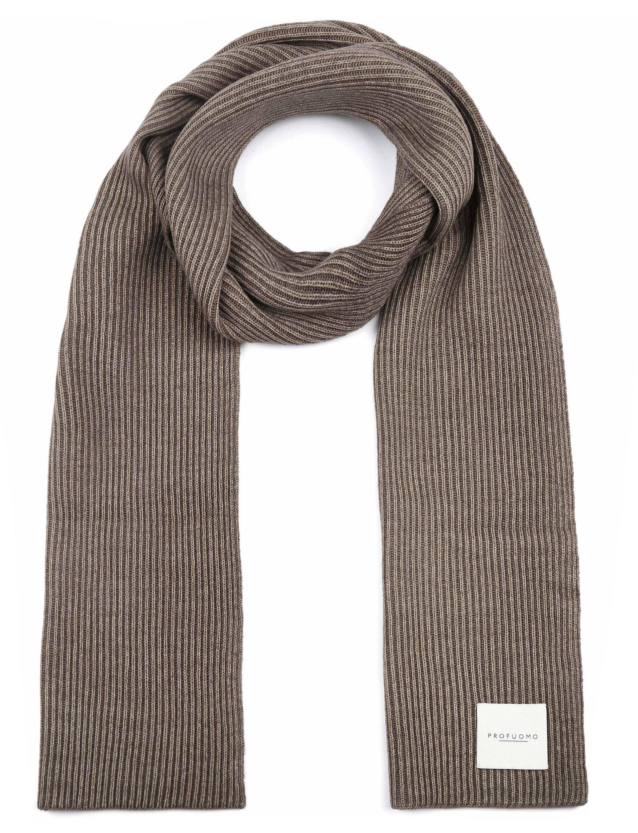 Profuomo Skjerf i grønn ull PPUS30008E-Z